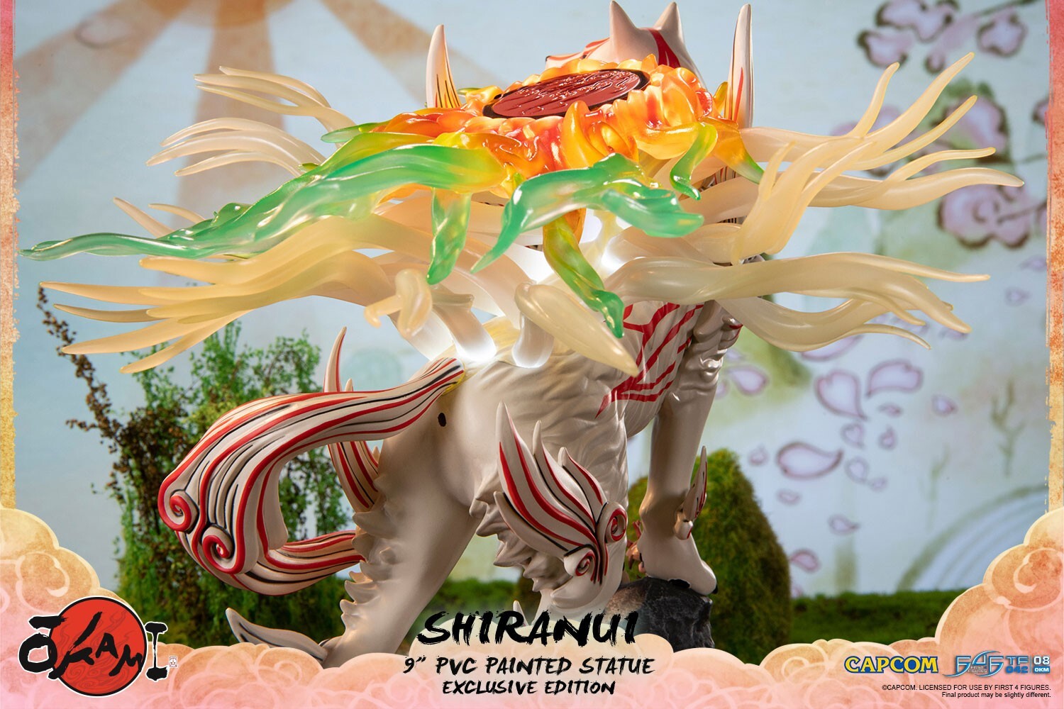 Statue Résine Okami - Amaterasu Shiranui (Regular) - First 4 Figures F4F - Neuve