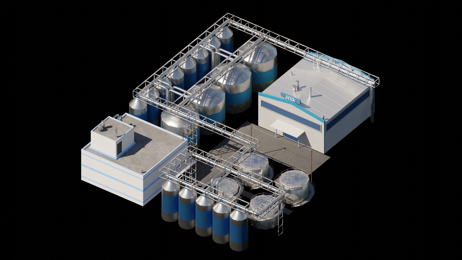 ArtStation Dairy plant
