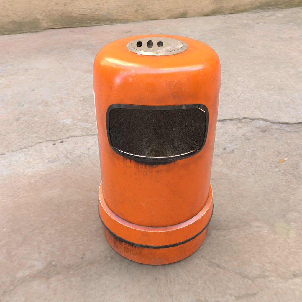 ArtStation - Rubbish Bin