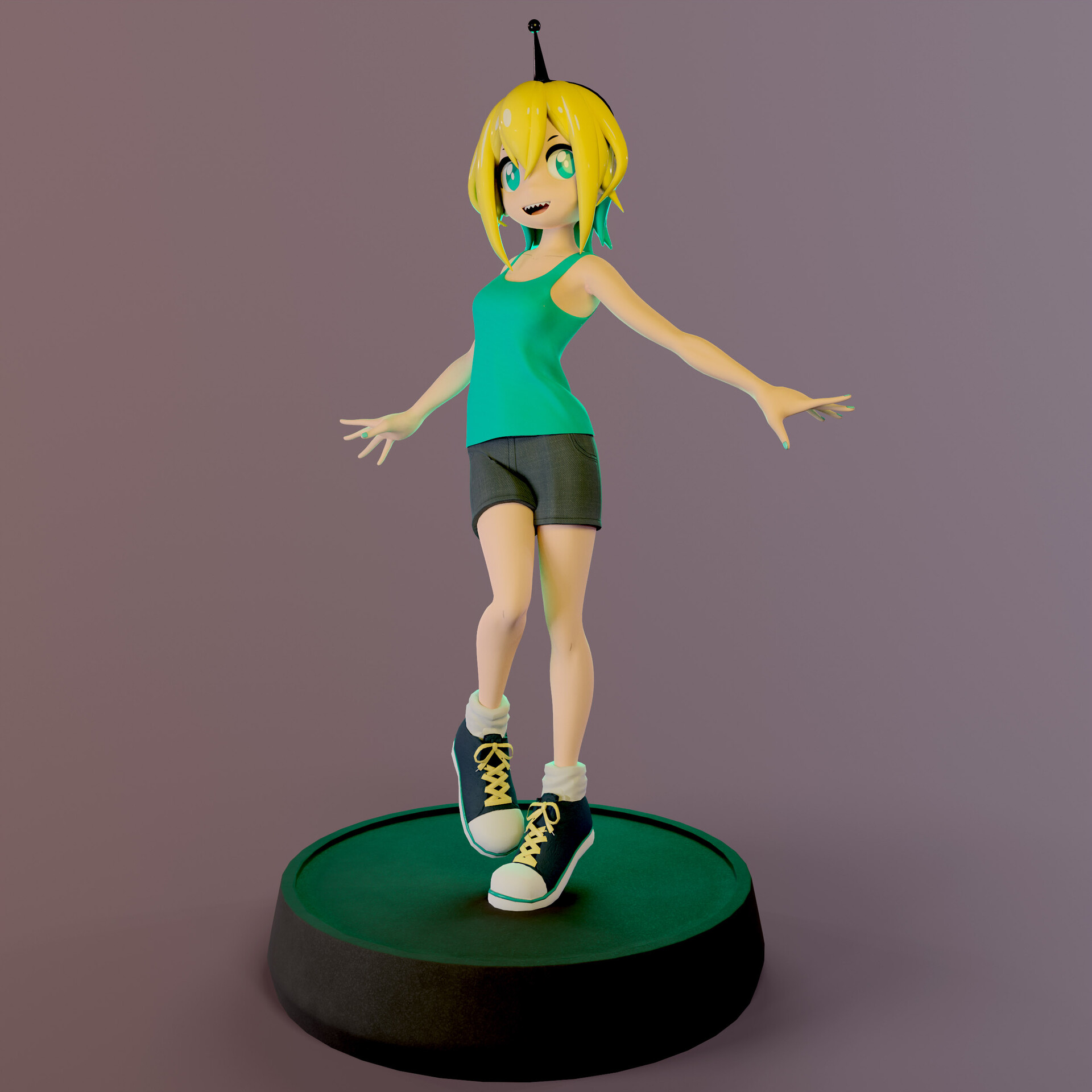 Anime Character - Amano Pikamee 3D model