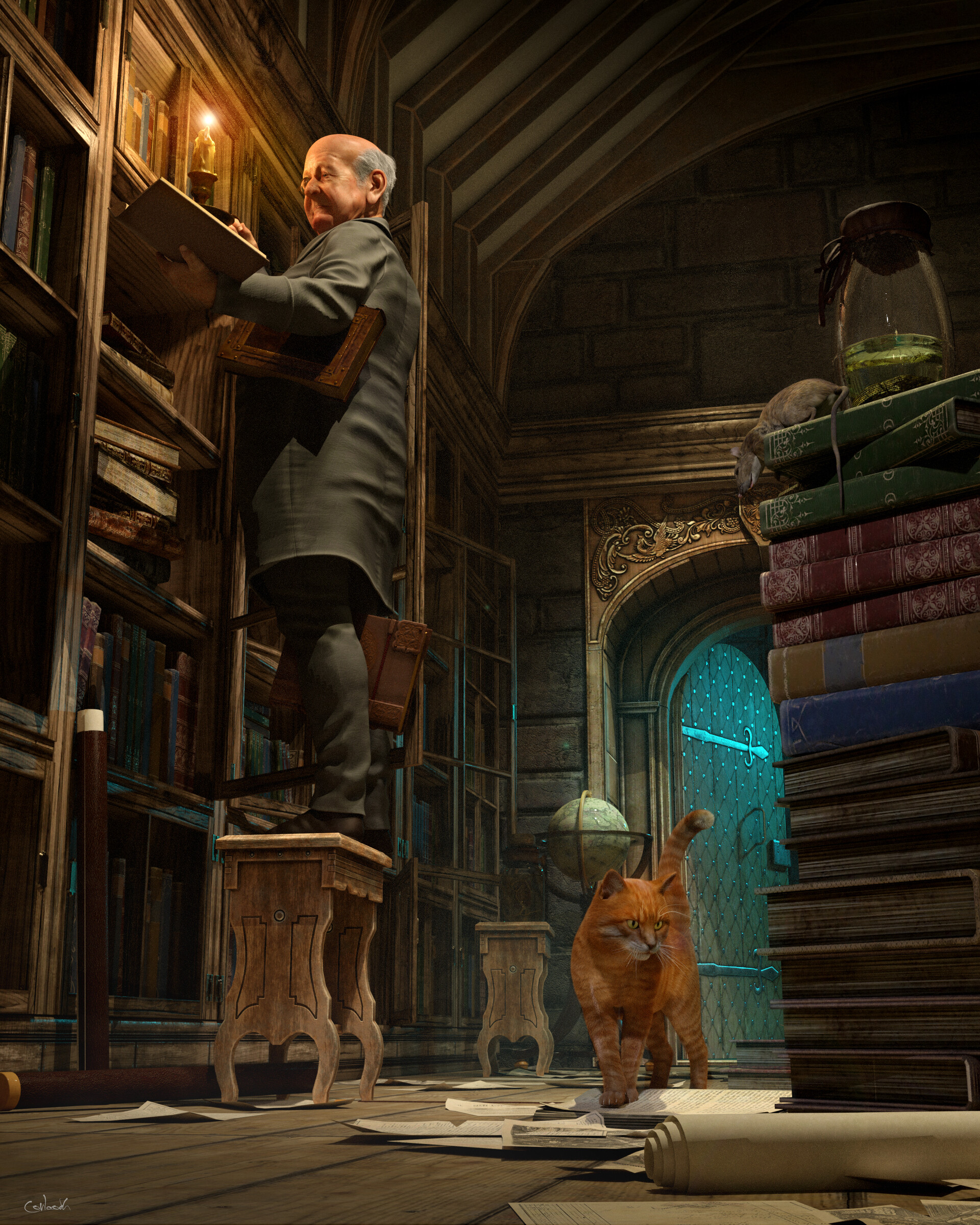 ArtStation - The Librarian