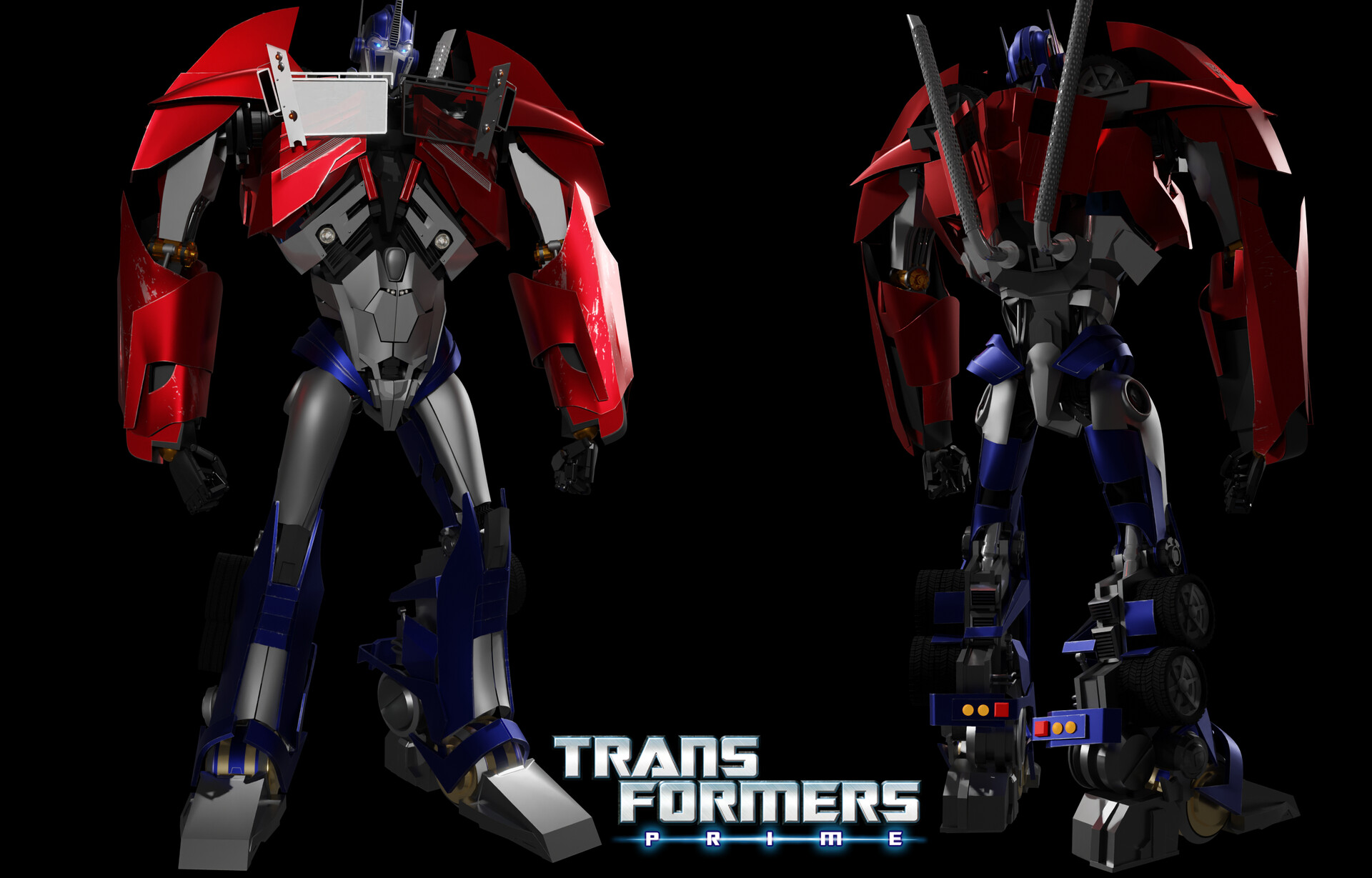 ArtStation - Transformers Prime: Optimus prime 3D Blender model