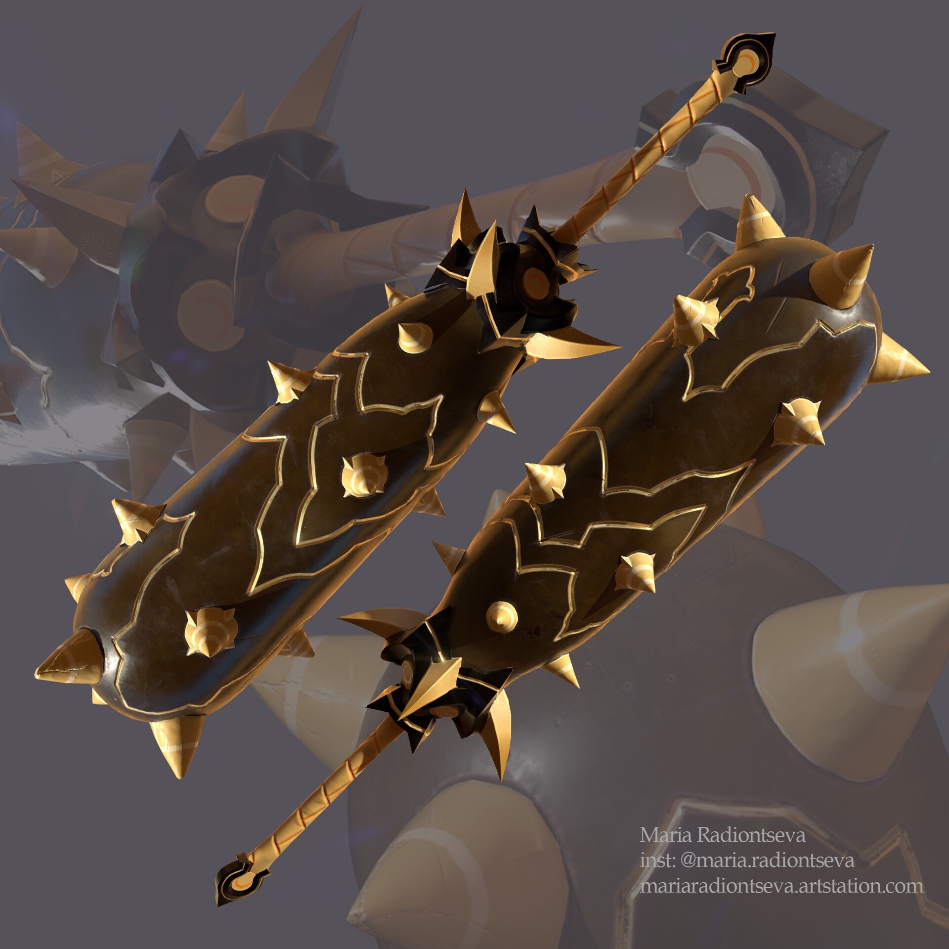 ArtStation - itto’s special weapon
