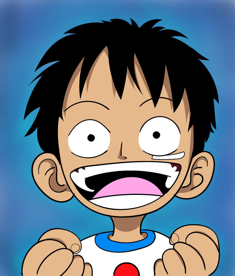Artstation - Kid Luffy - One Piece