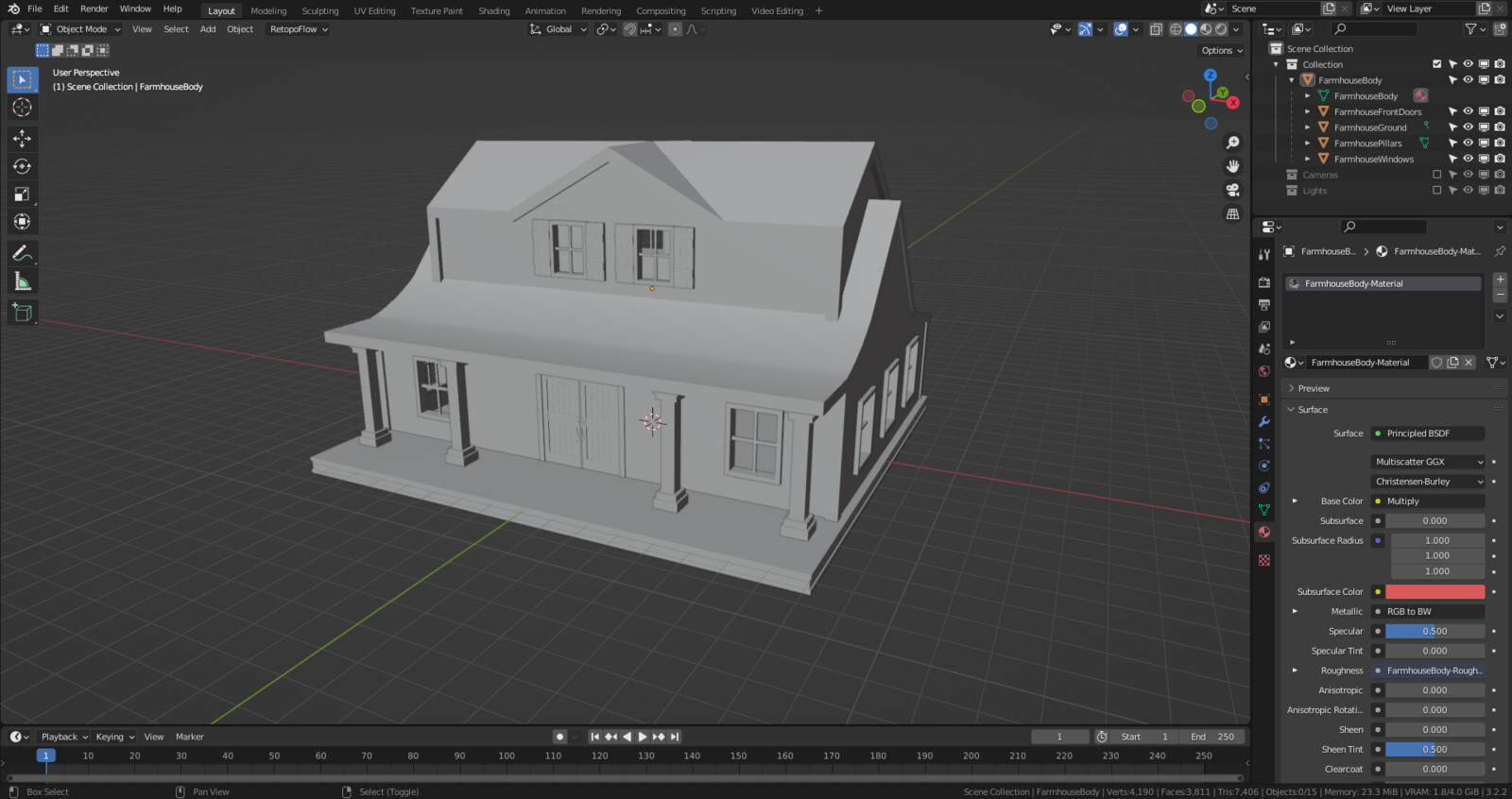 Farmhouse Solid View