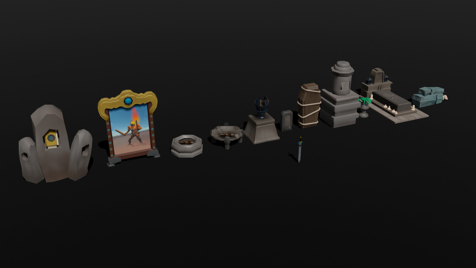 All the assets created