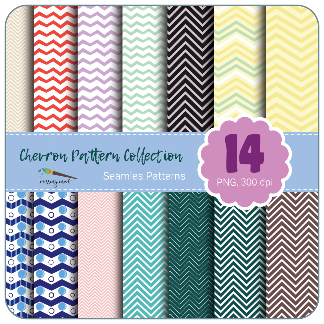 ArtStation Chevron Pattern Collection Seamless pattern designs