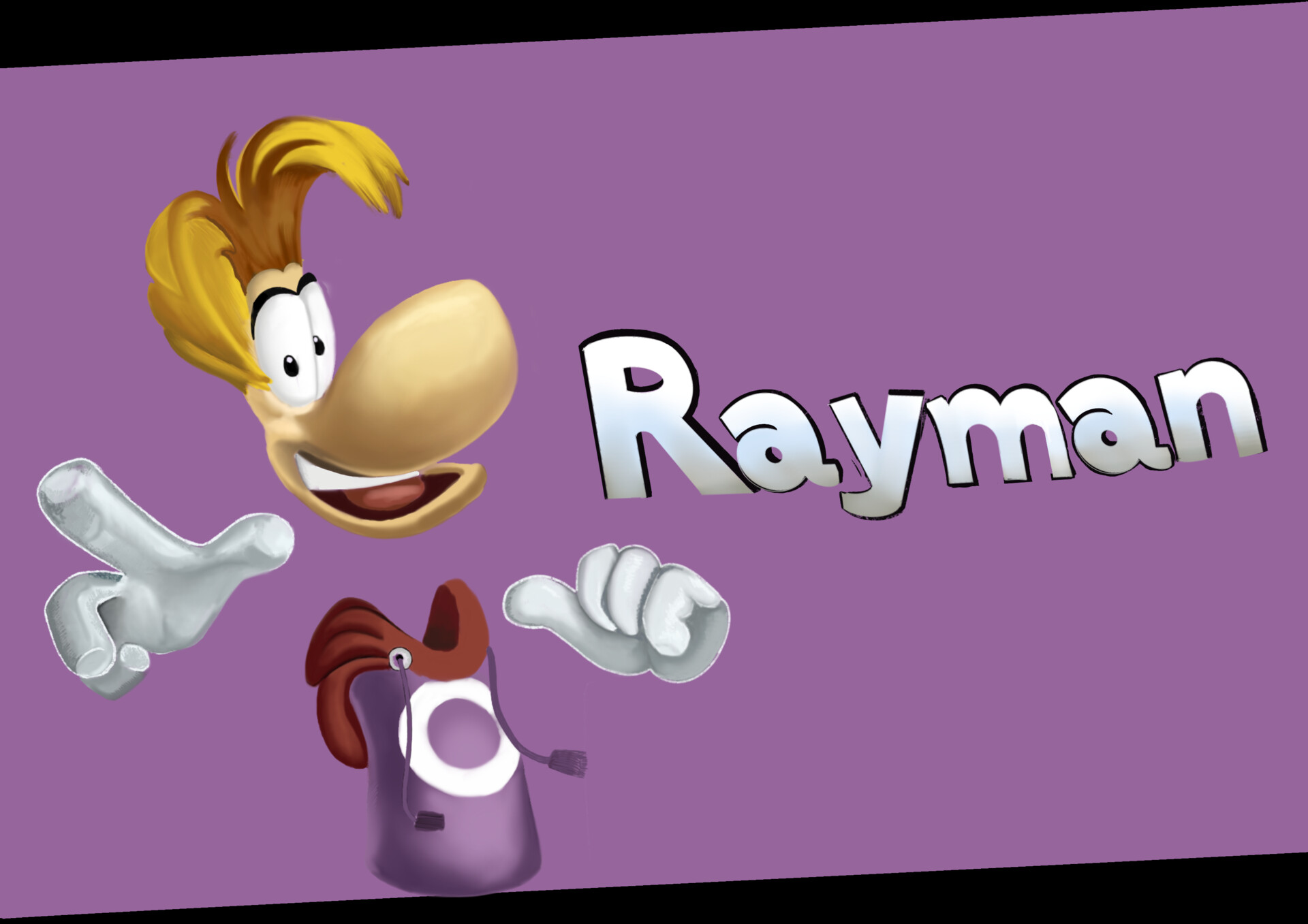 Artstation - Rayman Joins Smash! Artwork