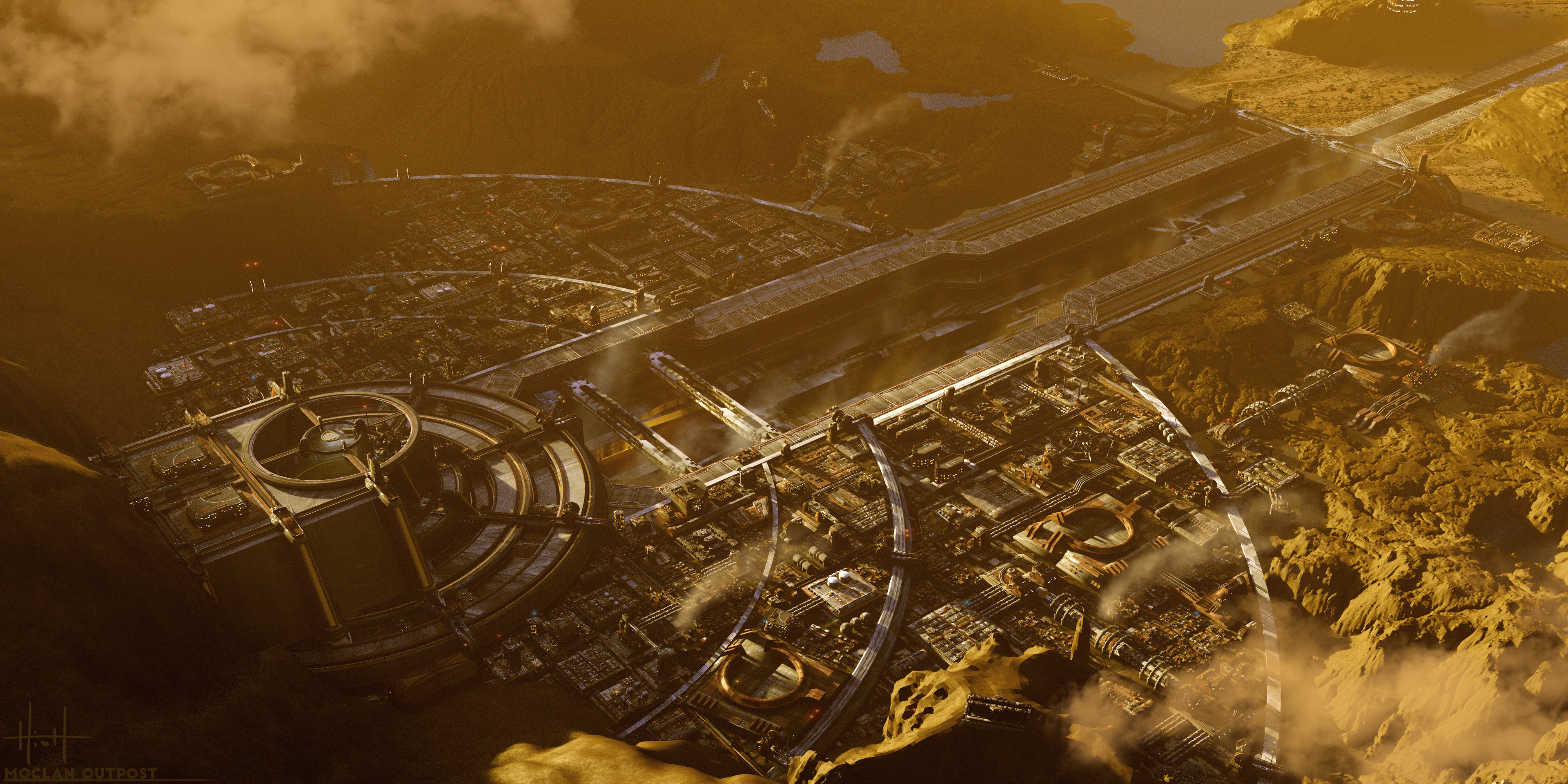 'the Orville' :  Moclan Outpost
Concept Art