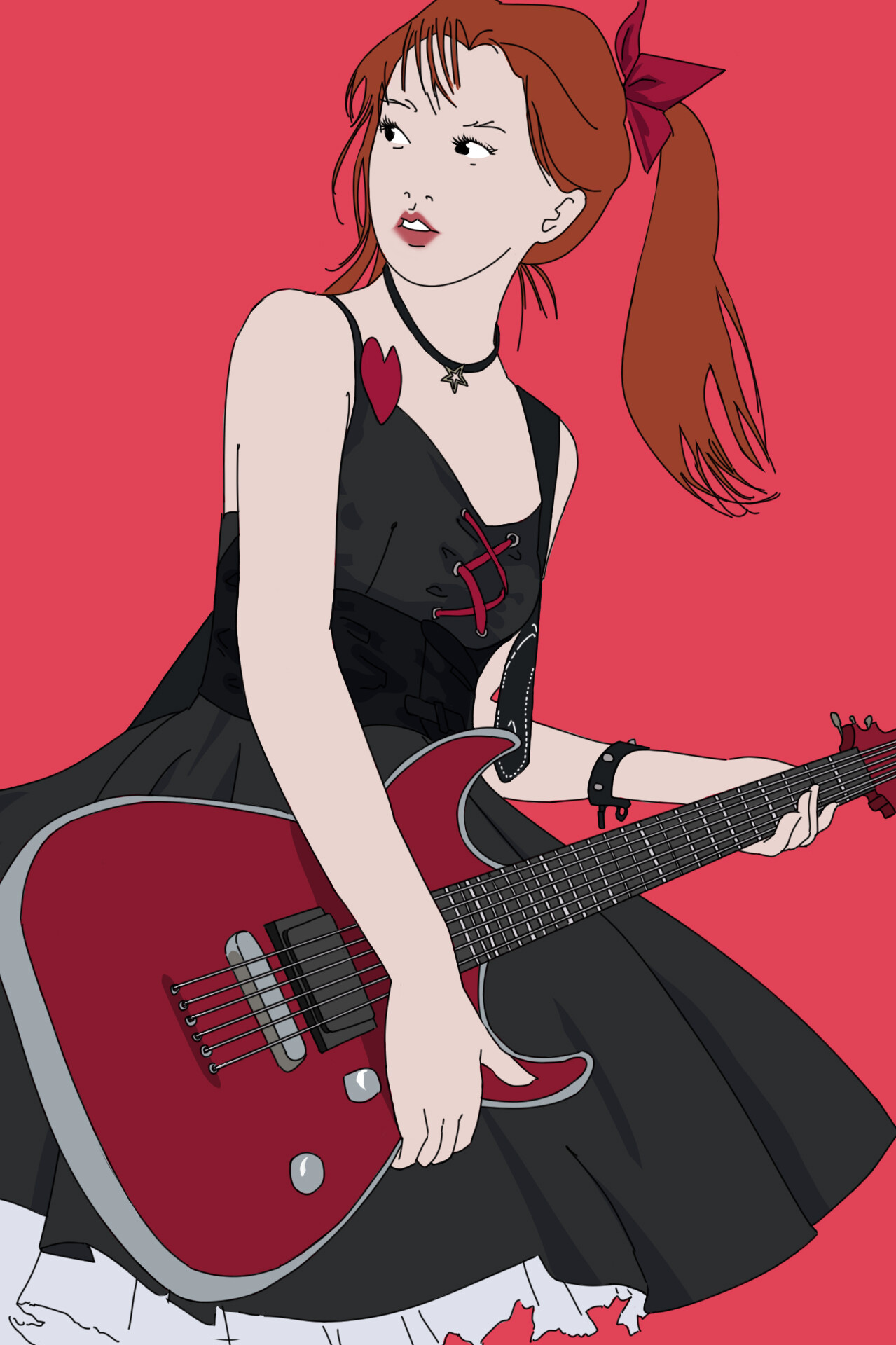 ArtStation Guitar girl