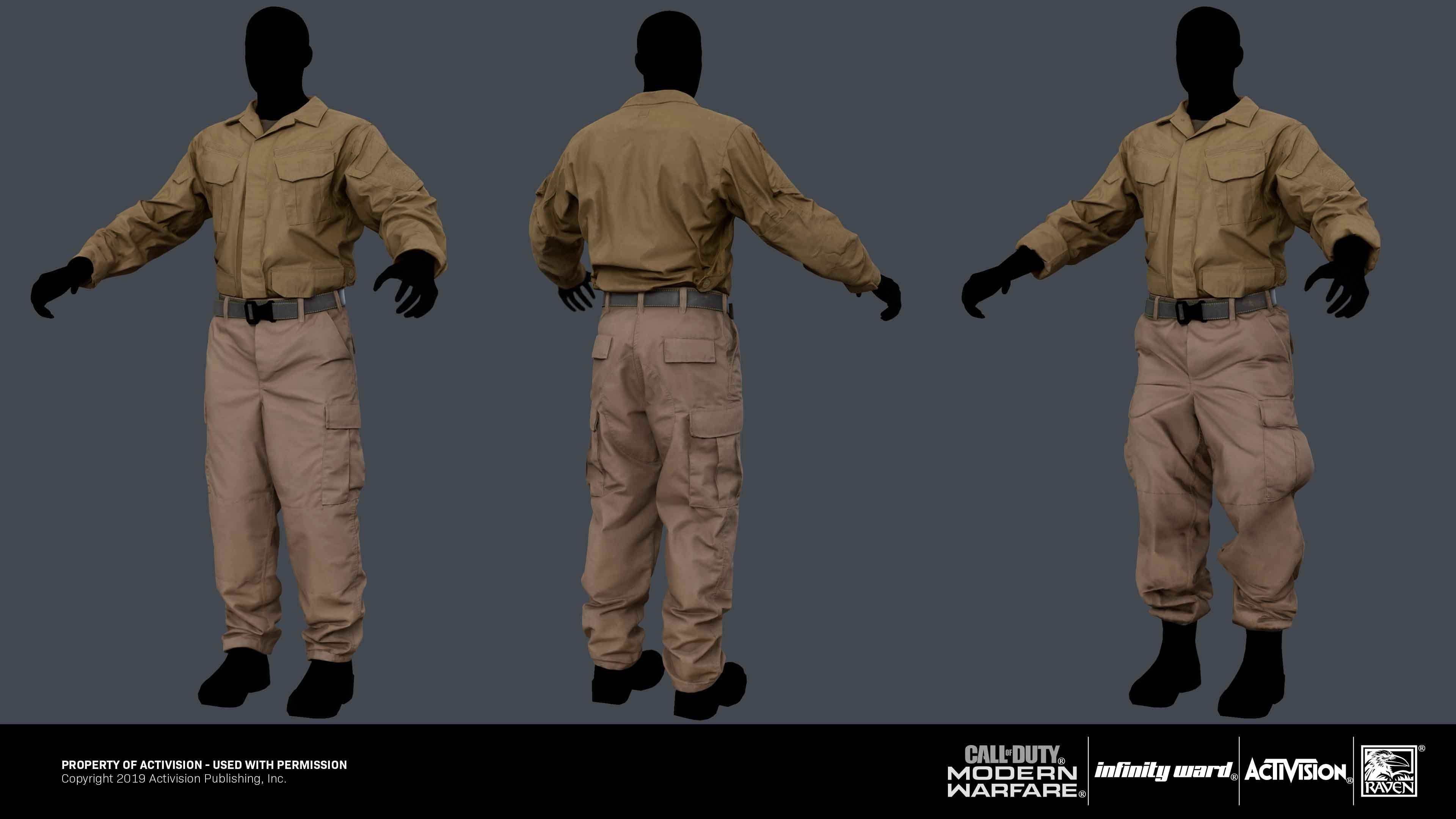BDU_clothes: Highpoly/ scan cleanup, lowpoly, bakes and textures/ cleanup. 