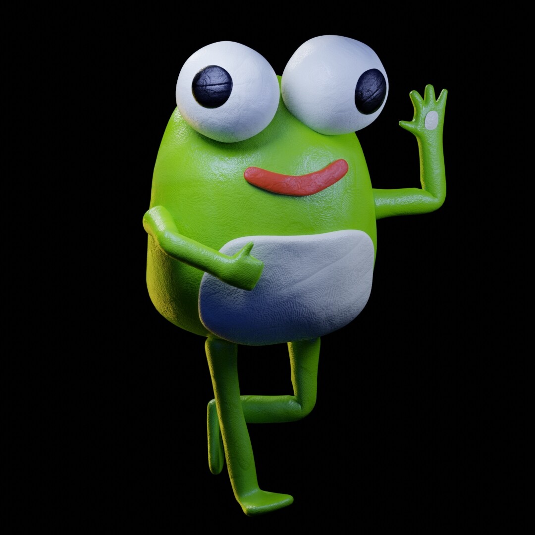 ArtStation - Happy frog