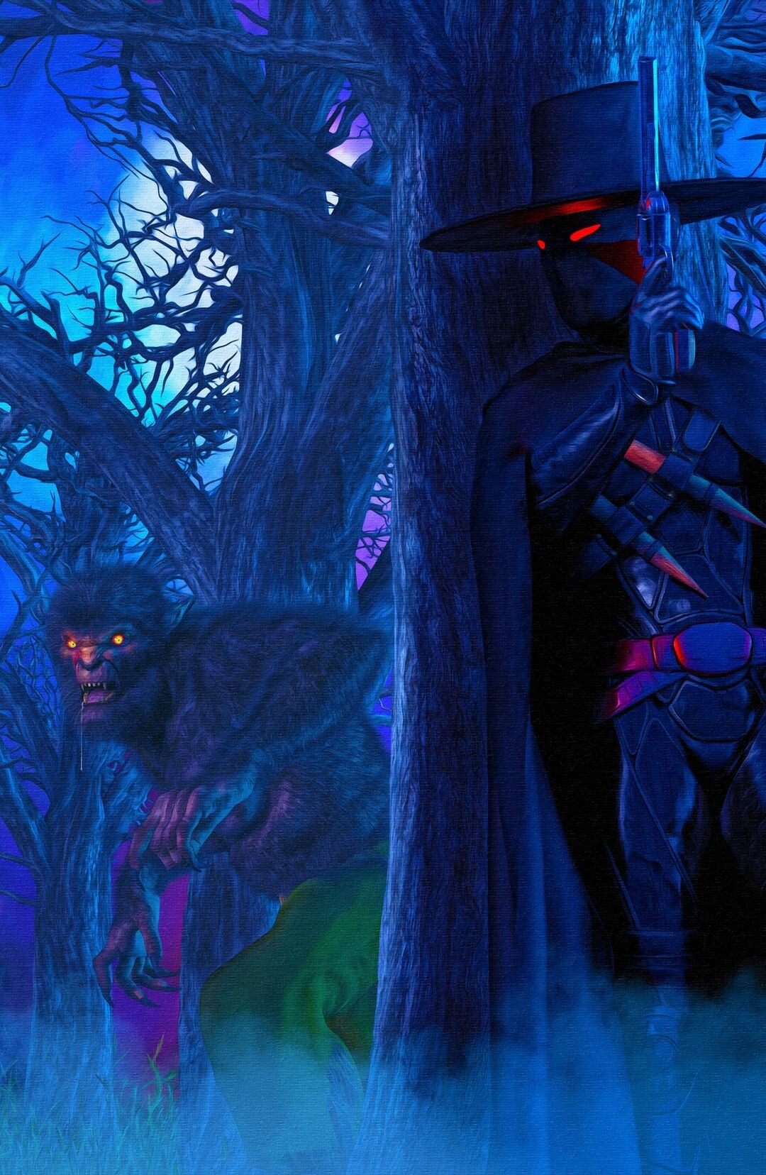 ArtStation - Monster Slayer and the Wolfman - Mark Spears Monsters