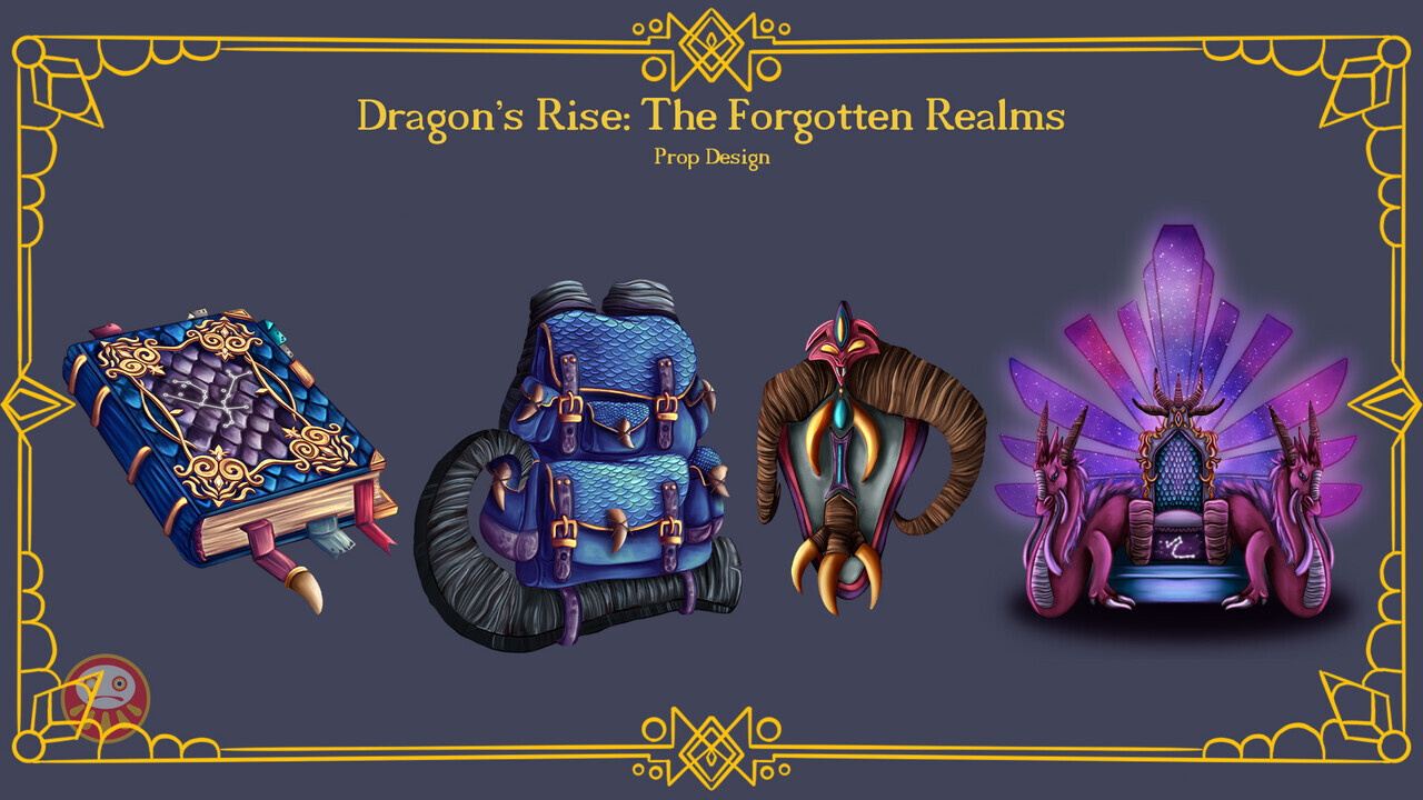 Dragon's Rise: The Forgotten Realm - Prop design