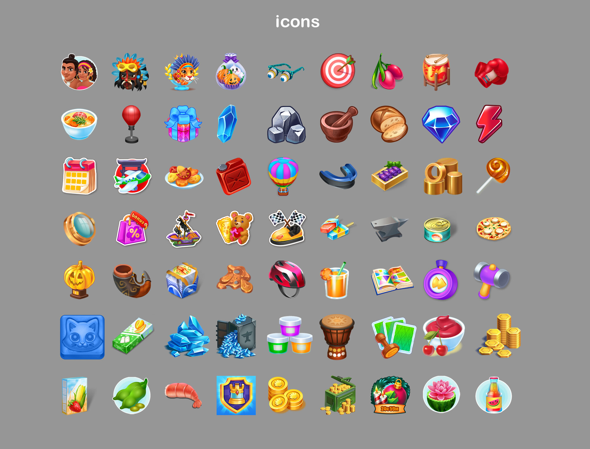 ArtStation - game icon 2D
