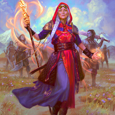 ArtStation - Last-minute chopping - MtG 2021 holiday promo