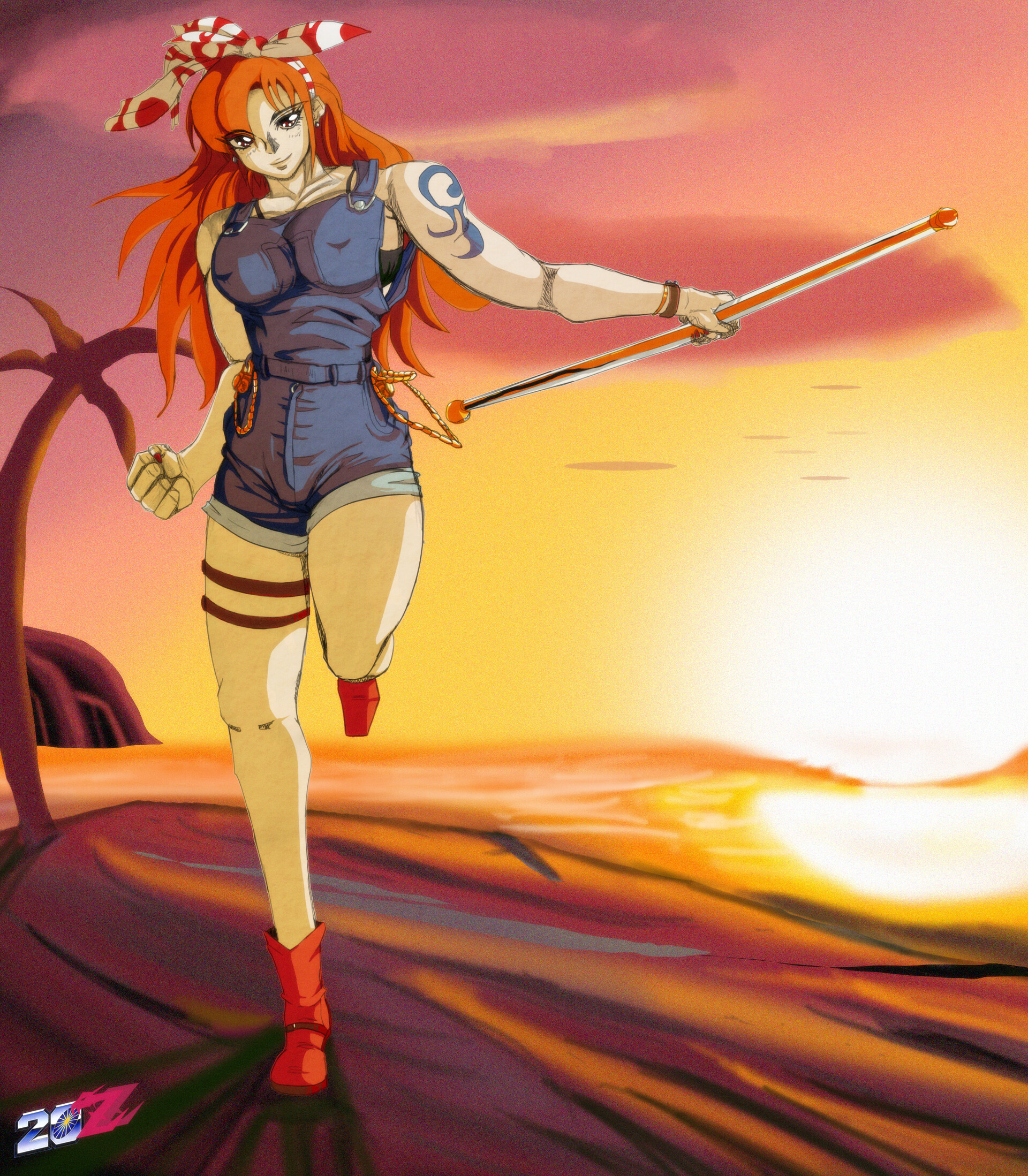 ArtStation - Summertime Nami - Stampede up in here!