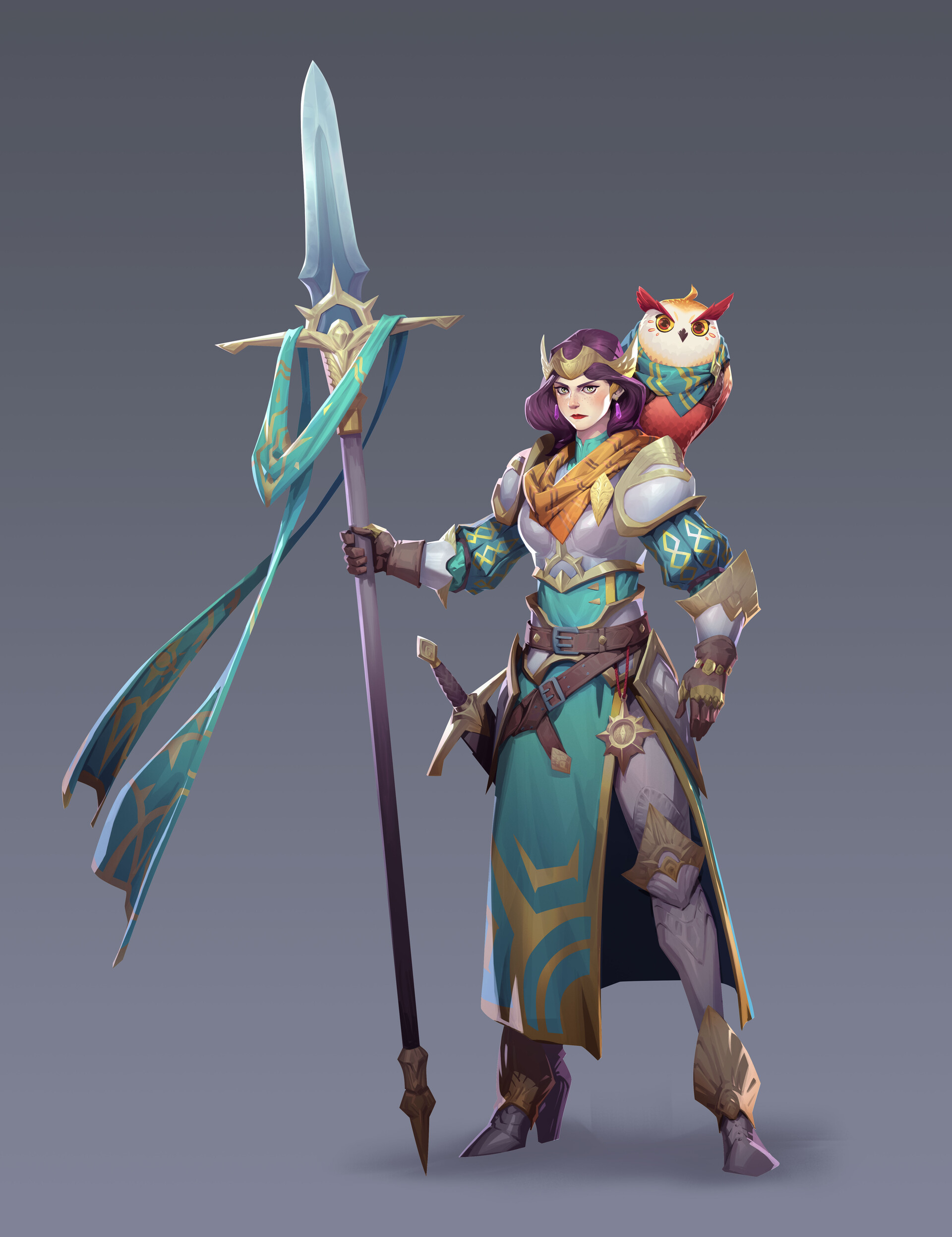 ArtStation - 圣骑士&战士&祭司&士兵