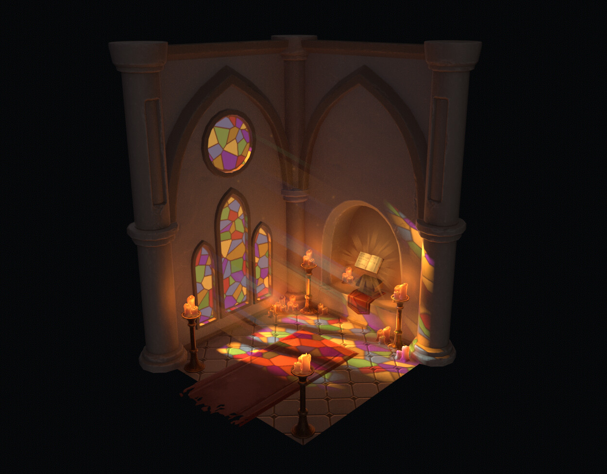Cathedral Diorama
