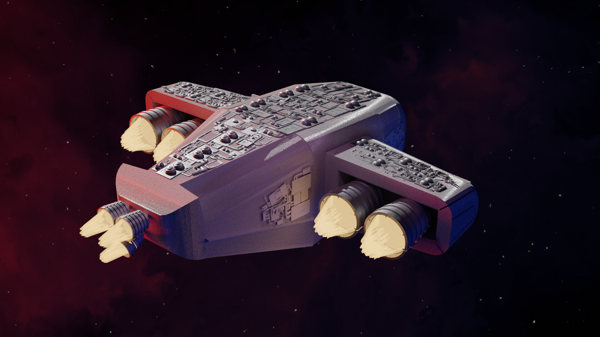 ArtStation Space Ship Model