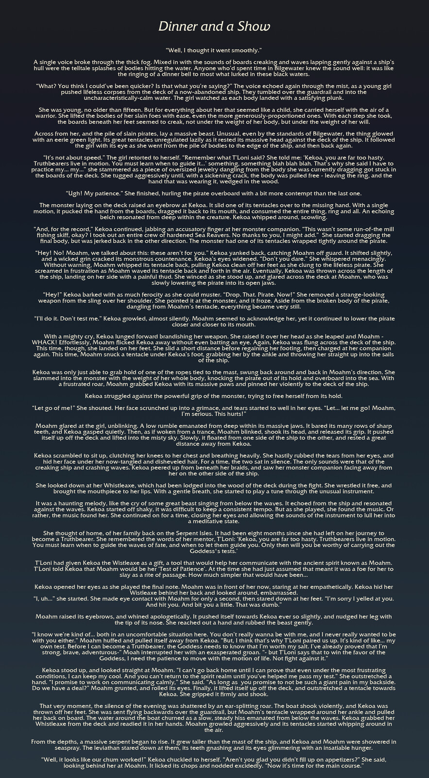 Kekoa and Moahm story (Jack)