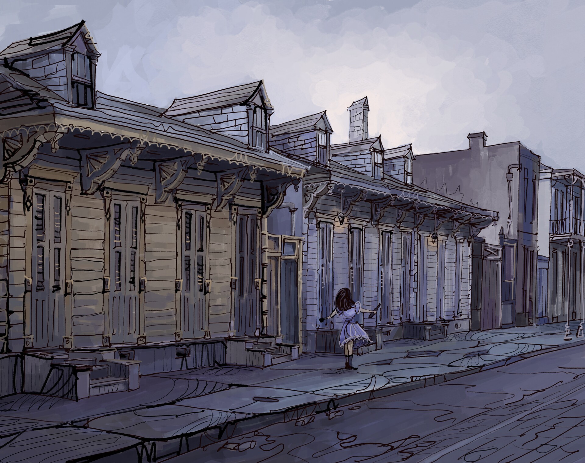 ArtStation The house of the Rising Sun