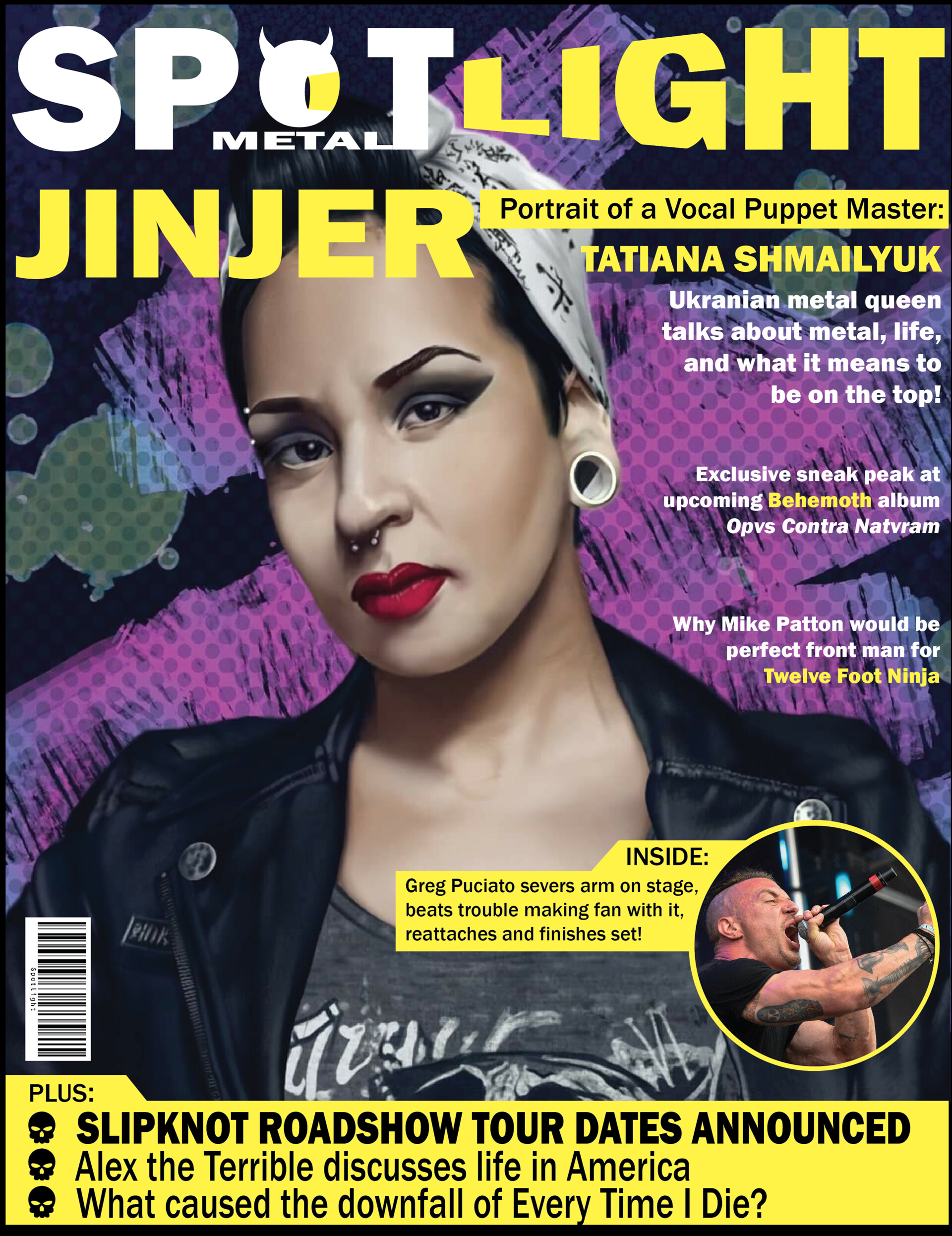 ArtStation SPoTLIGHT Metal Magazine Cover