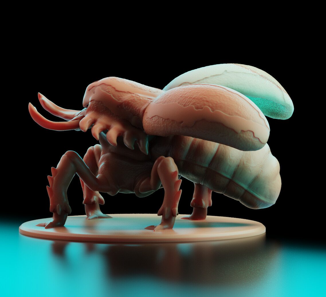 Beetle - Final Fantasy XI Online - Miniature Sculpt