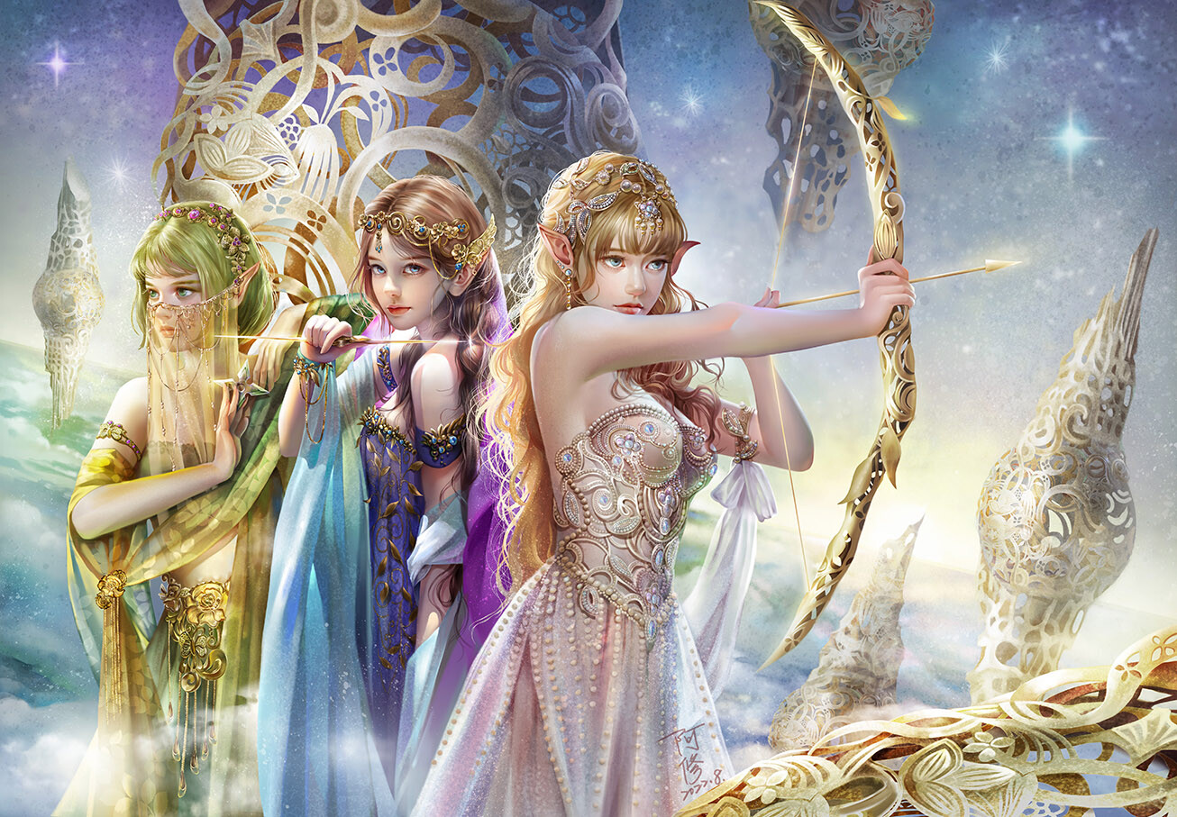 ArtStation Elf Fighters