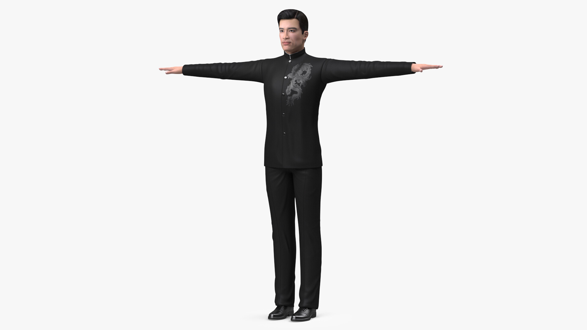 ArtStation Asian Man Tunic Suit