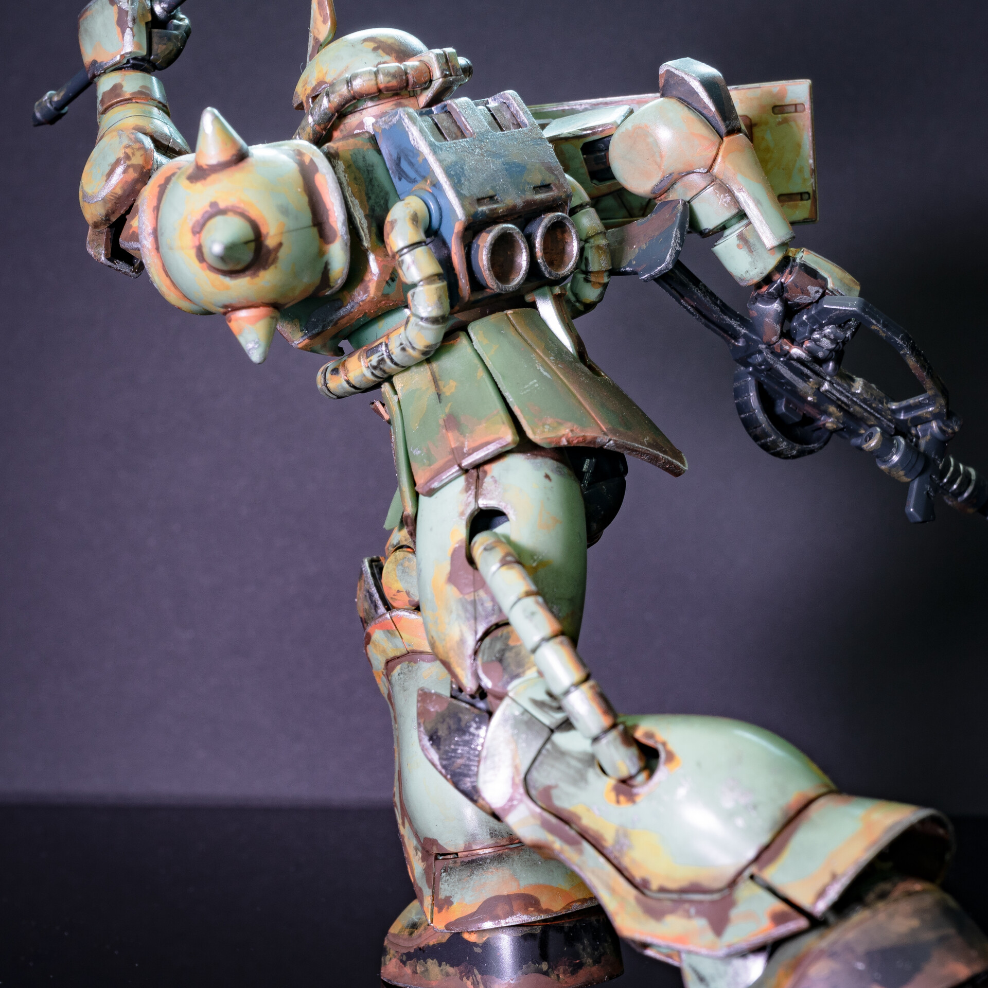 ArtStation - Gundam HG MS-06 Zaku II and HG RX-78-2