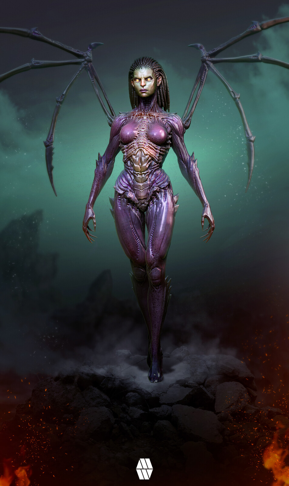 An Alien Emerges - 'Kerrigan' Concept 