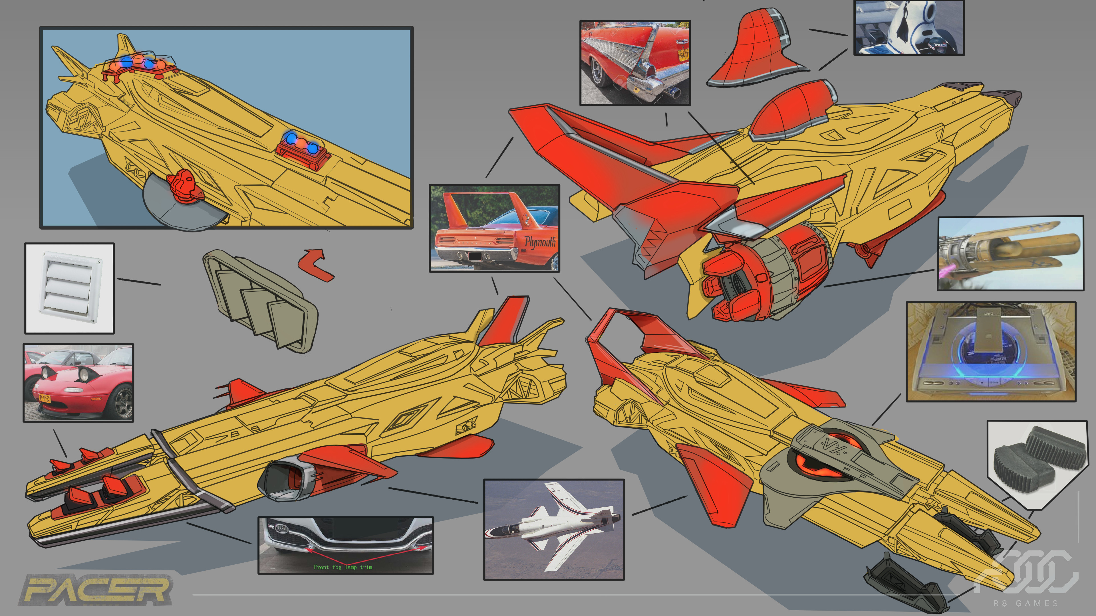 Vixen "Blaze" Custom Kit Unlock Concept Sheet