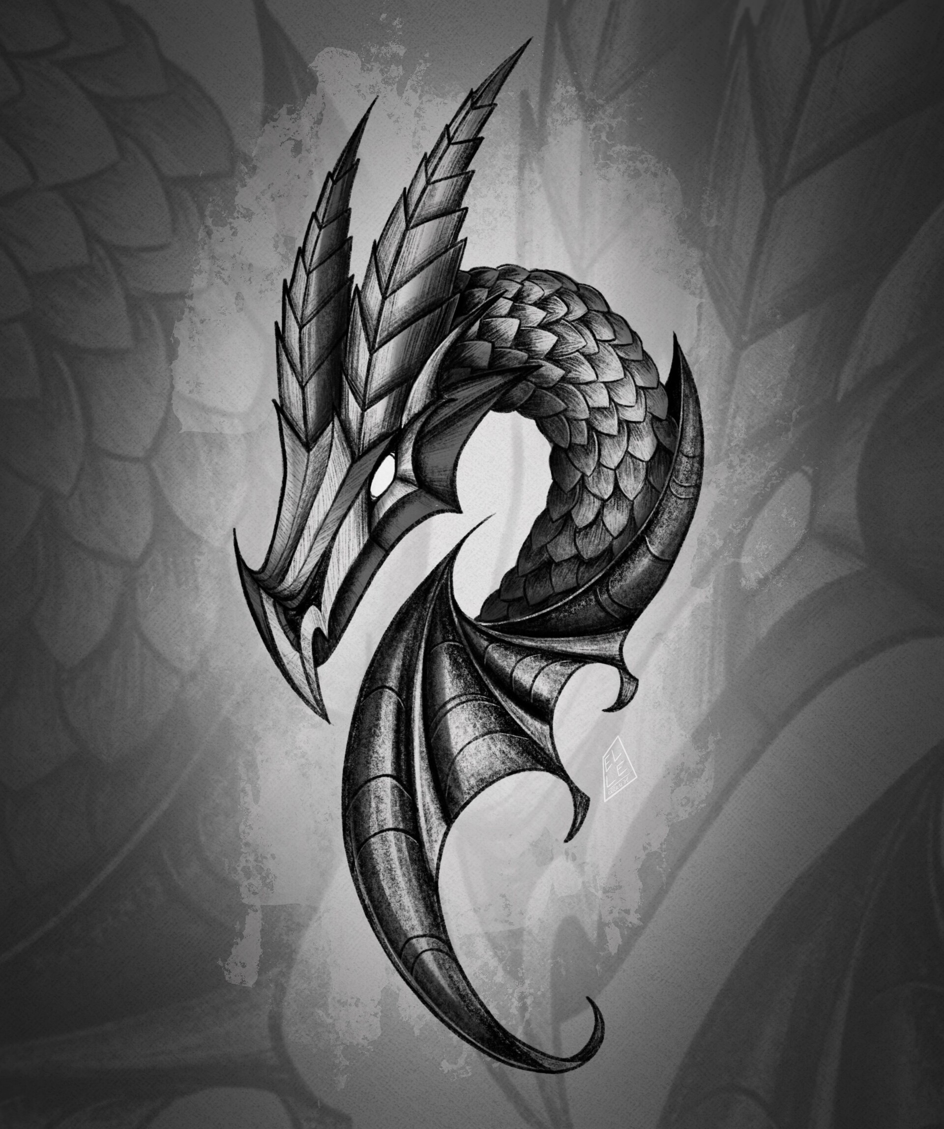 ArtStation Steel Dragon