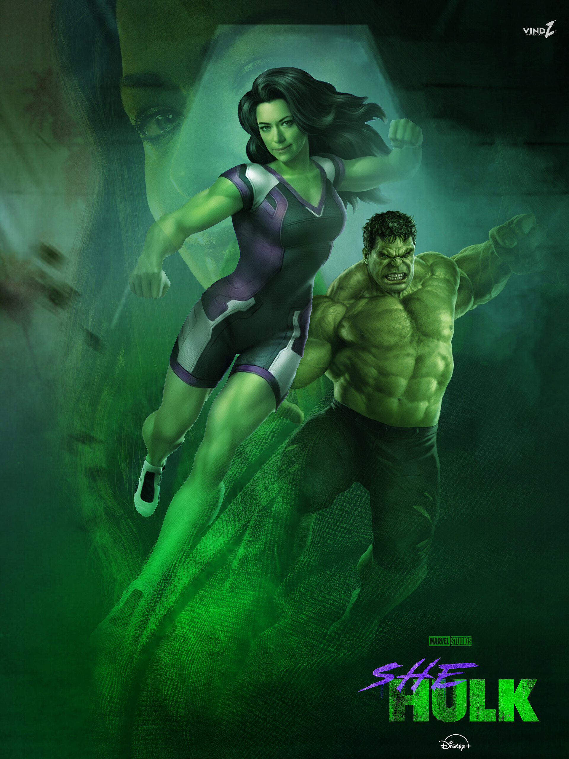 She-Hulk Movie Poster New Film Wall Art Picture Print 24x36inch