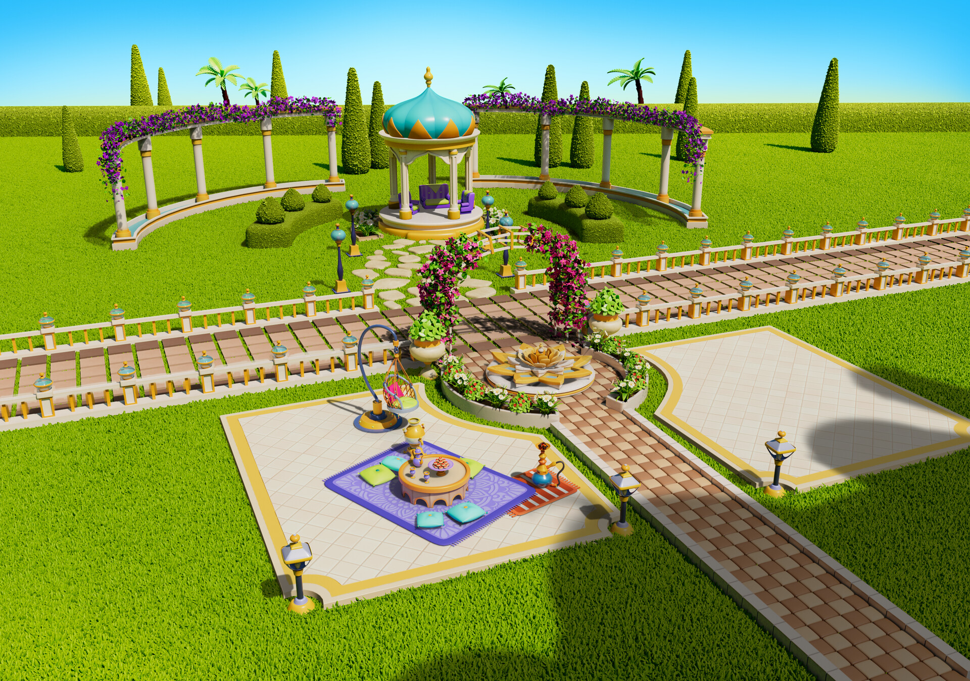 Royal Gardens é um jogo brasileiro medieval de plataforma 2D