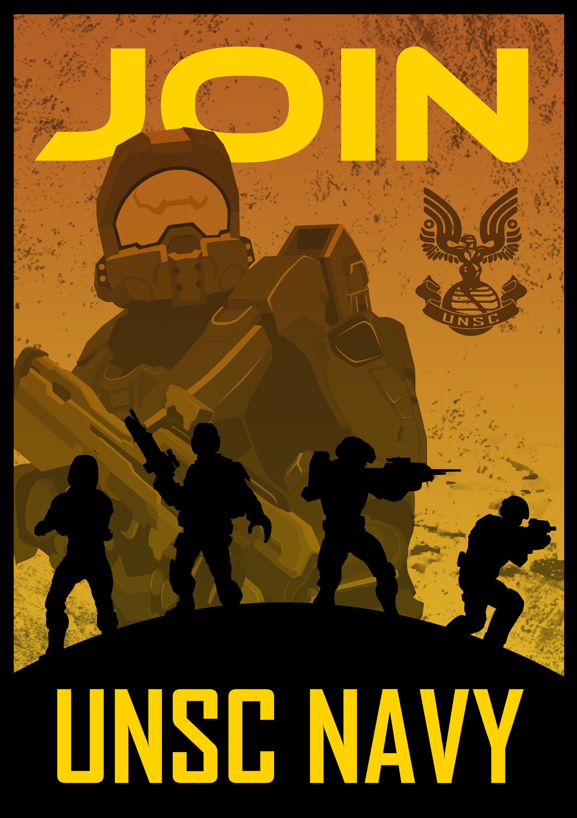 ArtStation - Halo propaganda poster