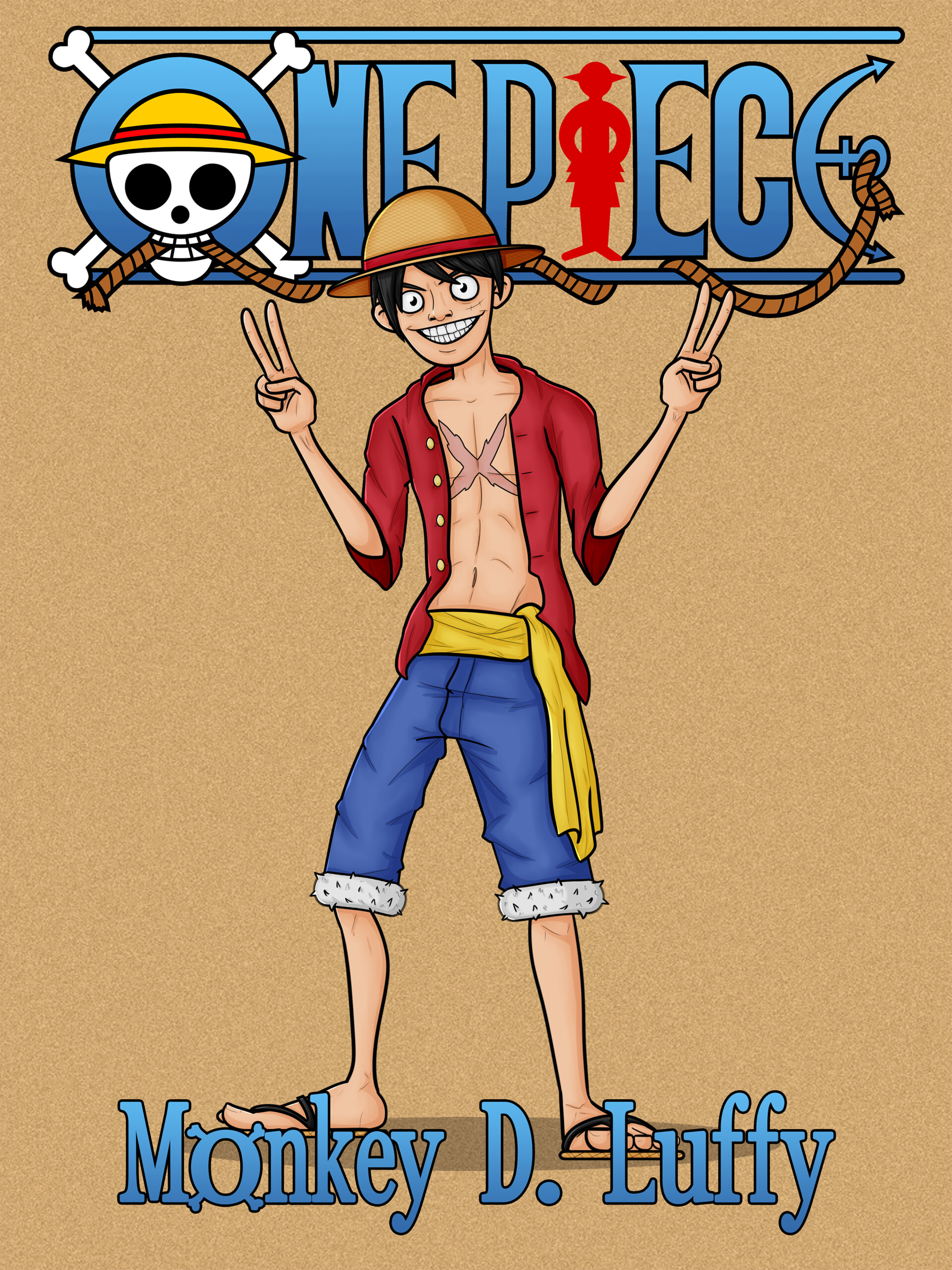 Artstation monkey d luffy