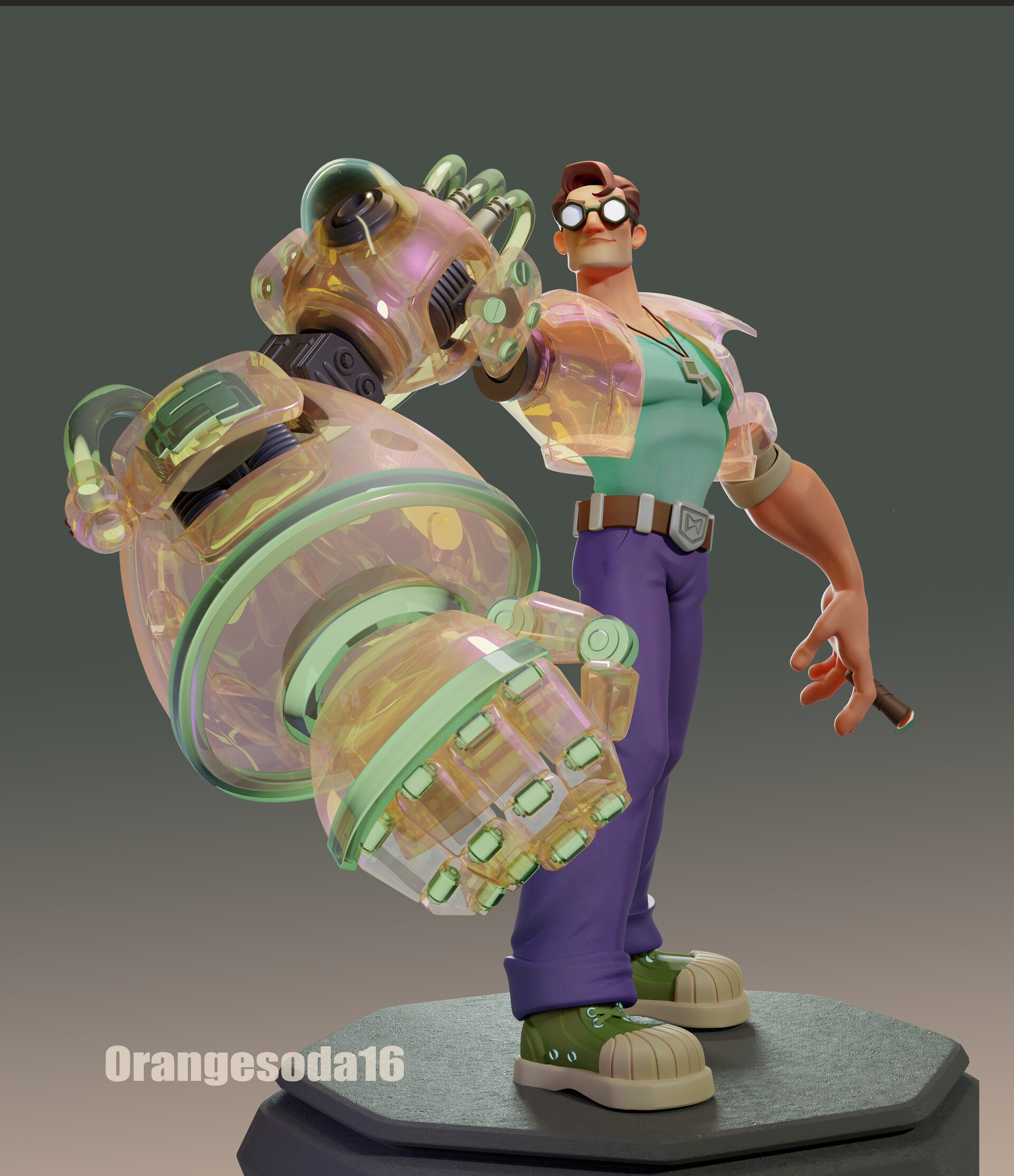 Orangesoda16 big fist
