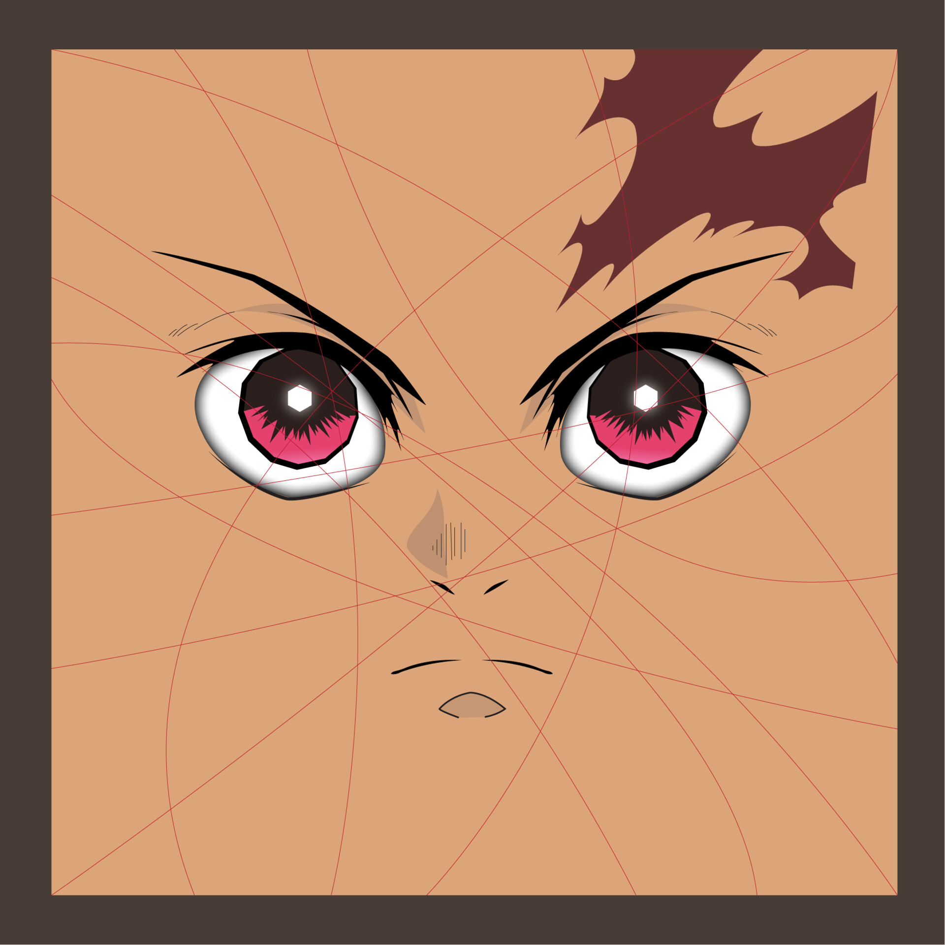 Artstation tanjiro face