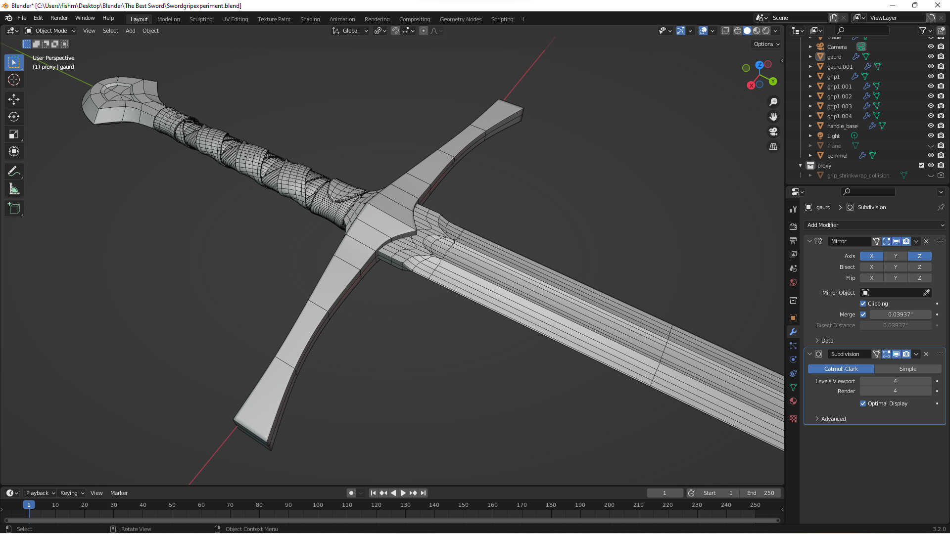 Edgar Bangs Sword