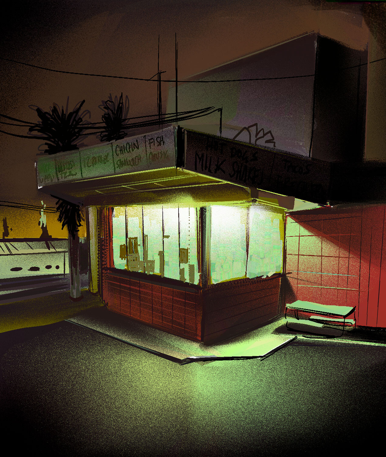 ArtStation Food Corner