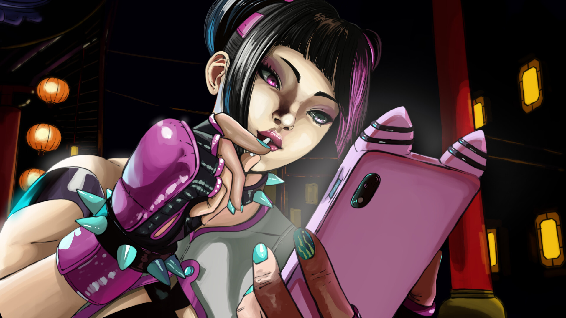 ArtStation - Street Fighter 6 - Juri - Normal Victory Face