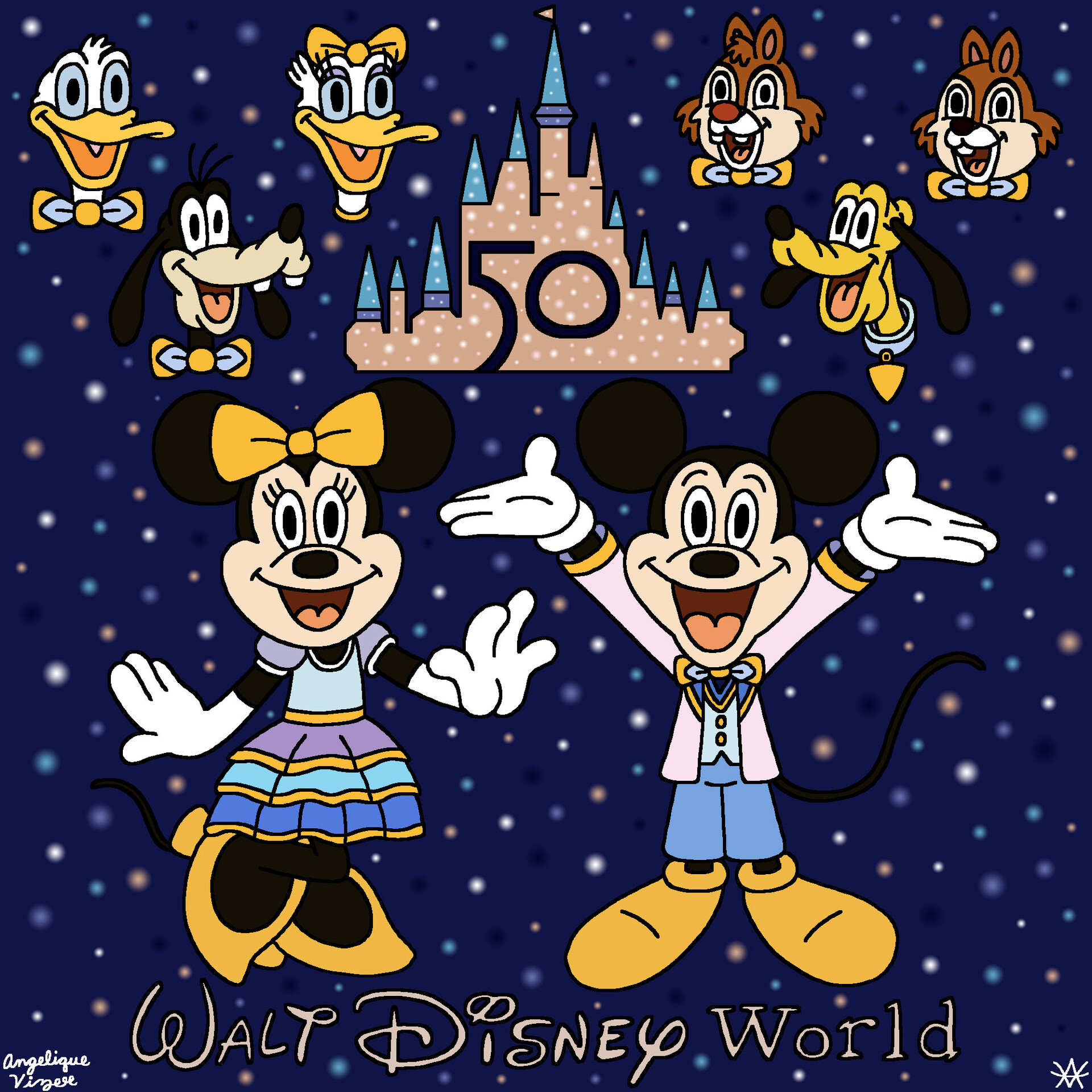 ArtStation Disney World 50th Anniversary