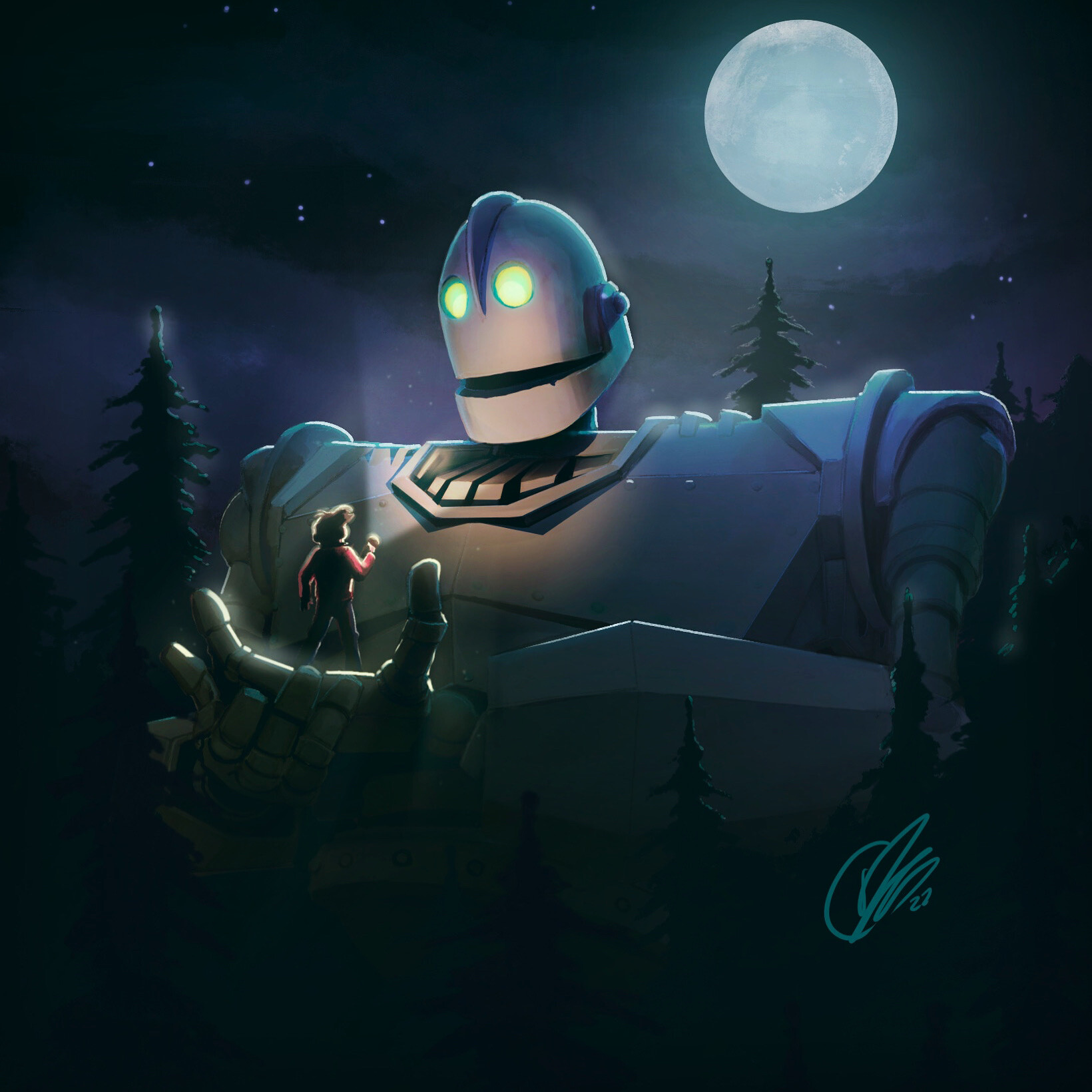 Artstation the iron giant