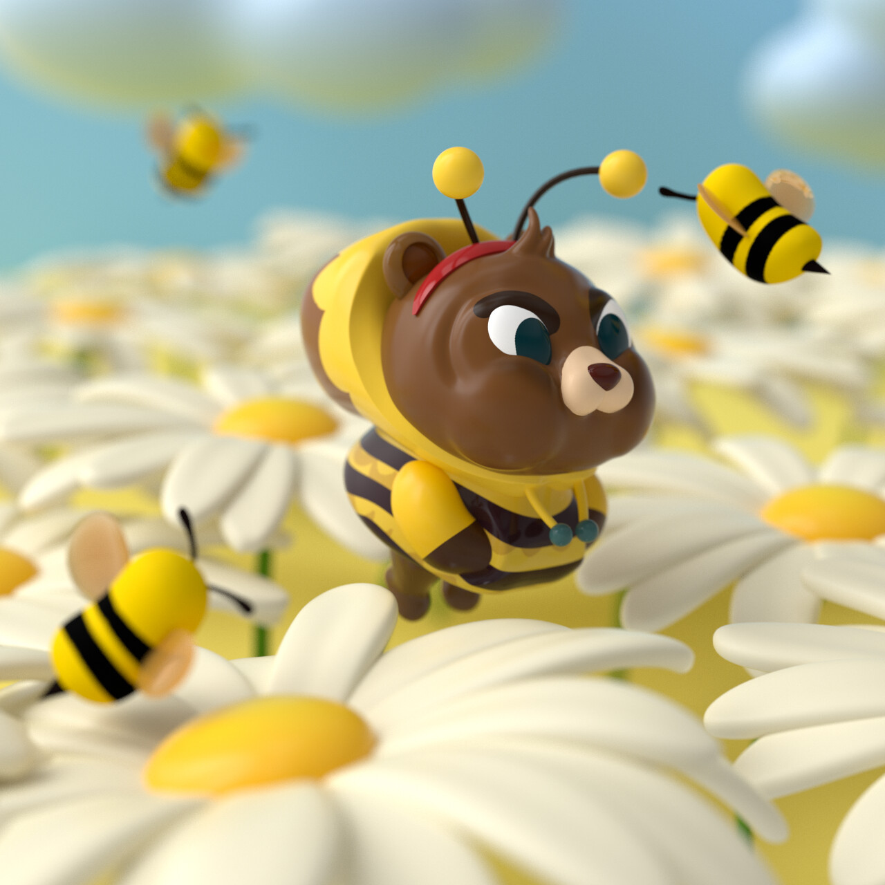 ArtStation Bee？Bear！