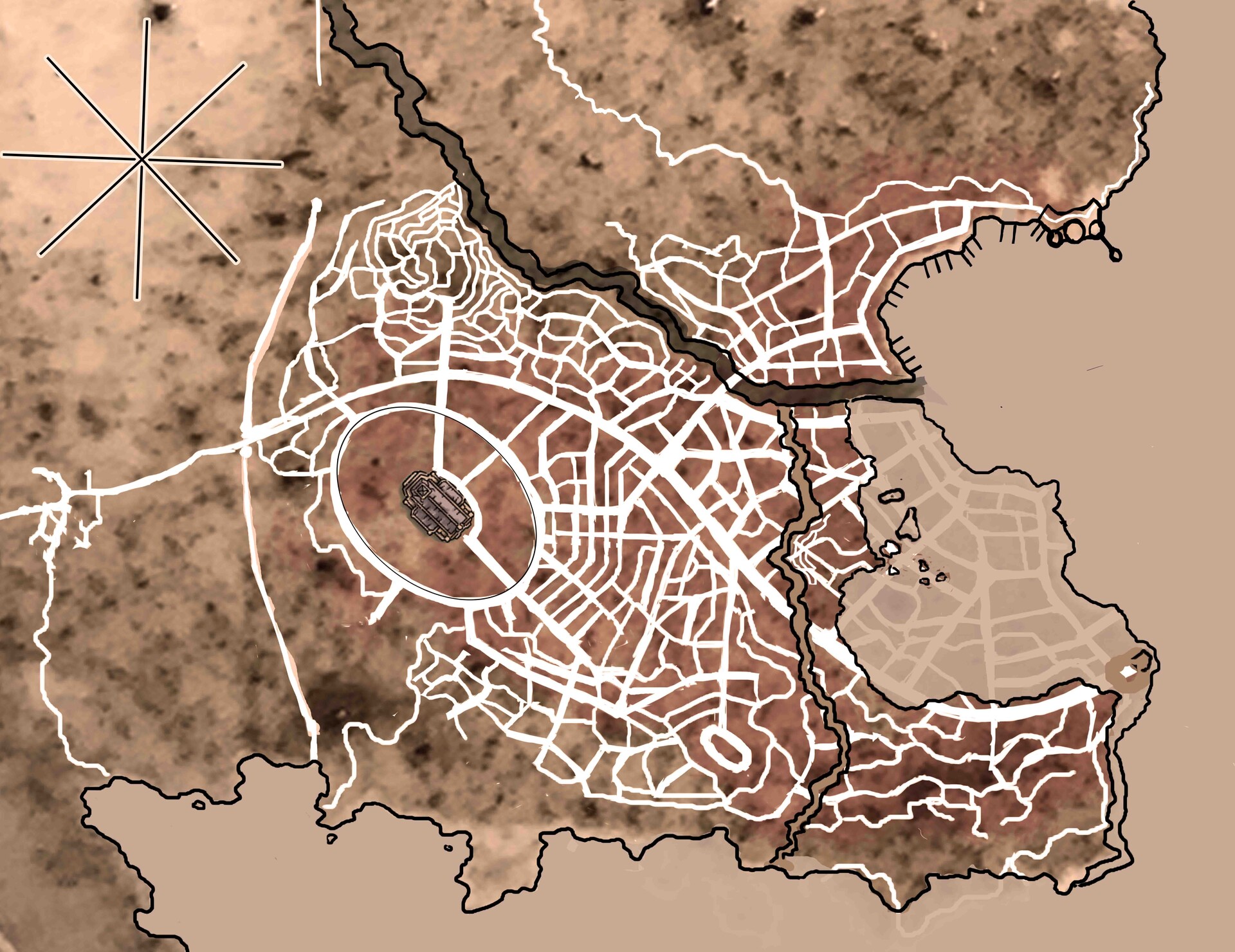 ArtStation - Assassin's Creed Revelation - Rhodes/Souk map
