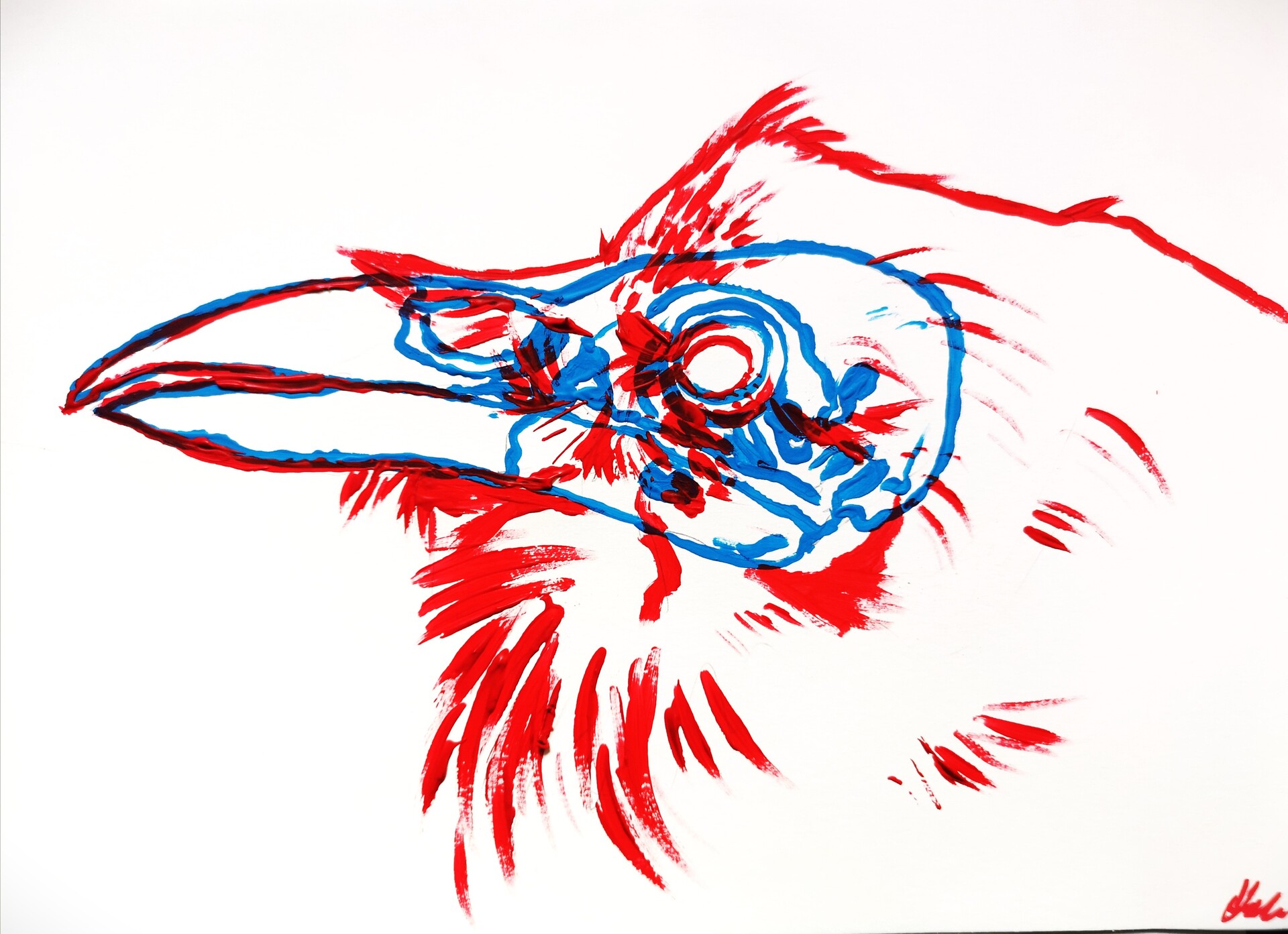 Why do artists sketch in blue and red? - Quora