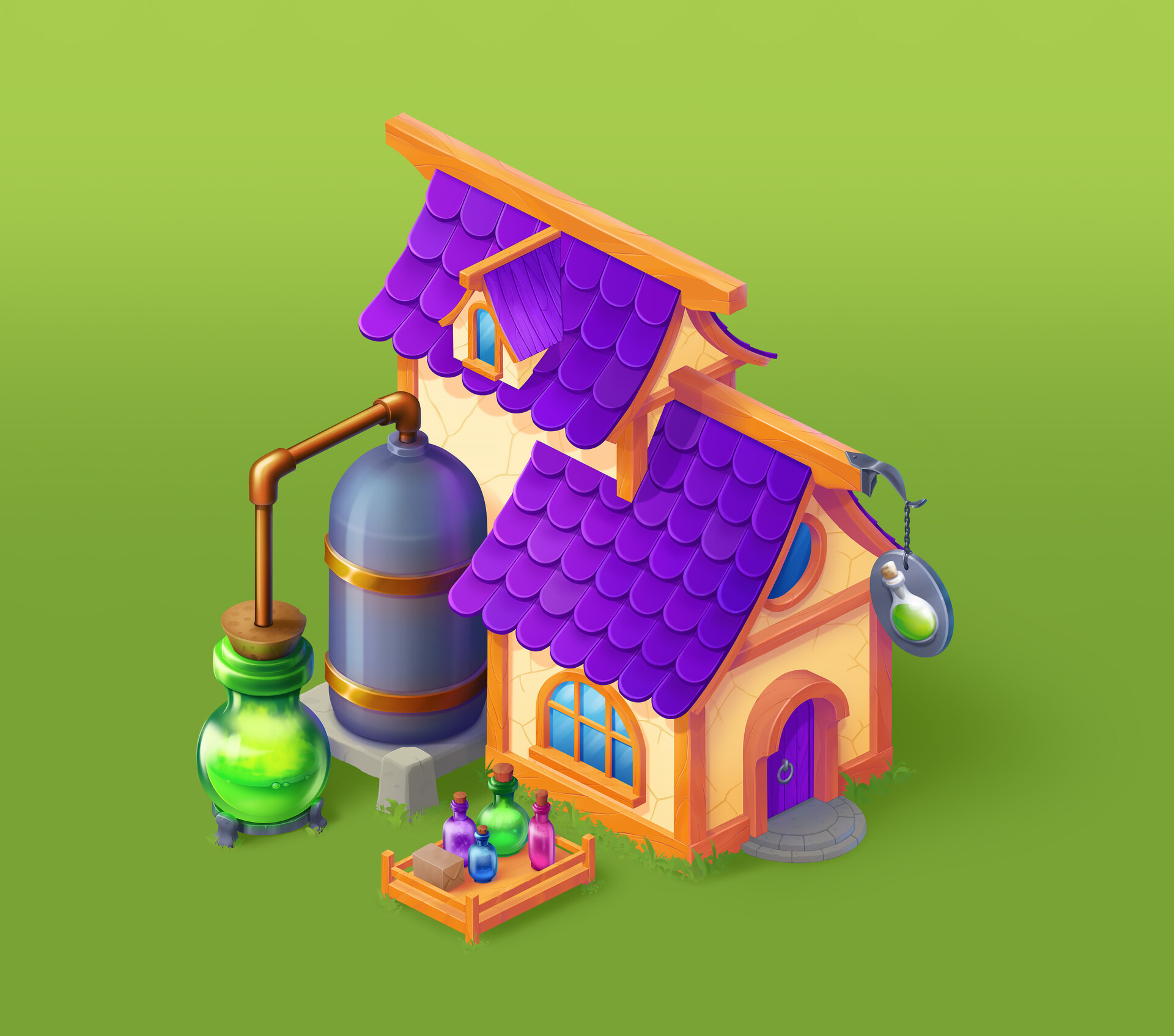 ArtStation Magic Potion Factory artstation-magic-potion-factory