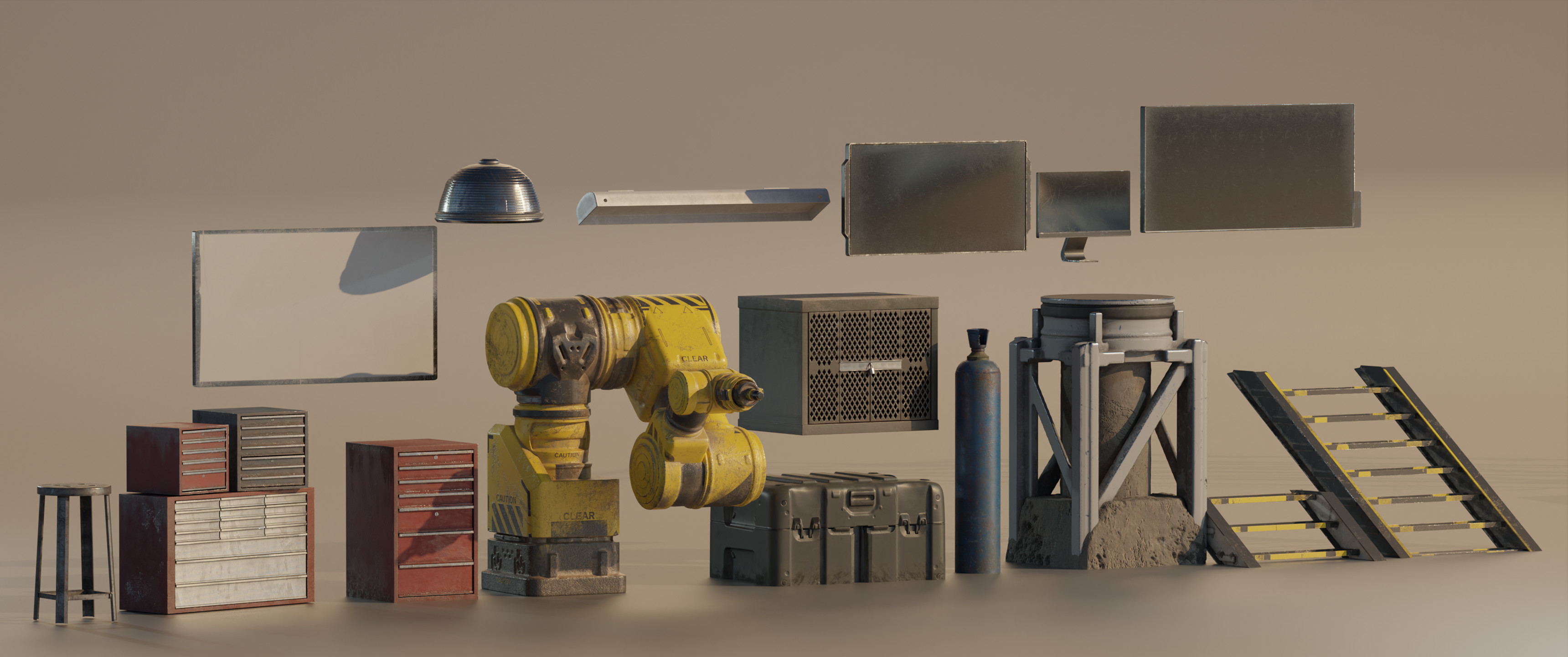 Props I made for the image